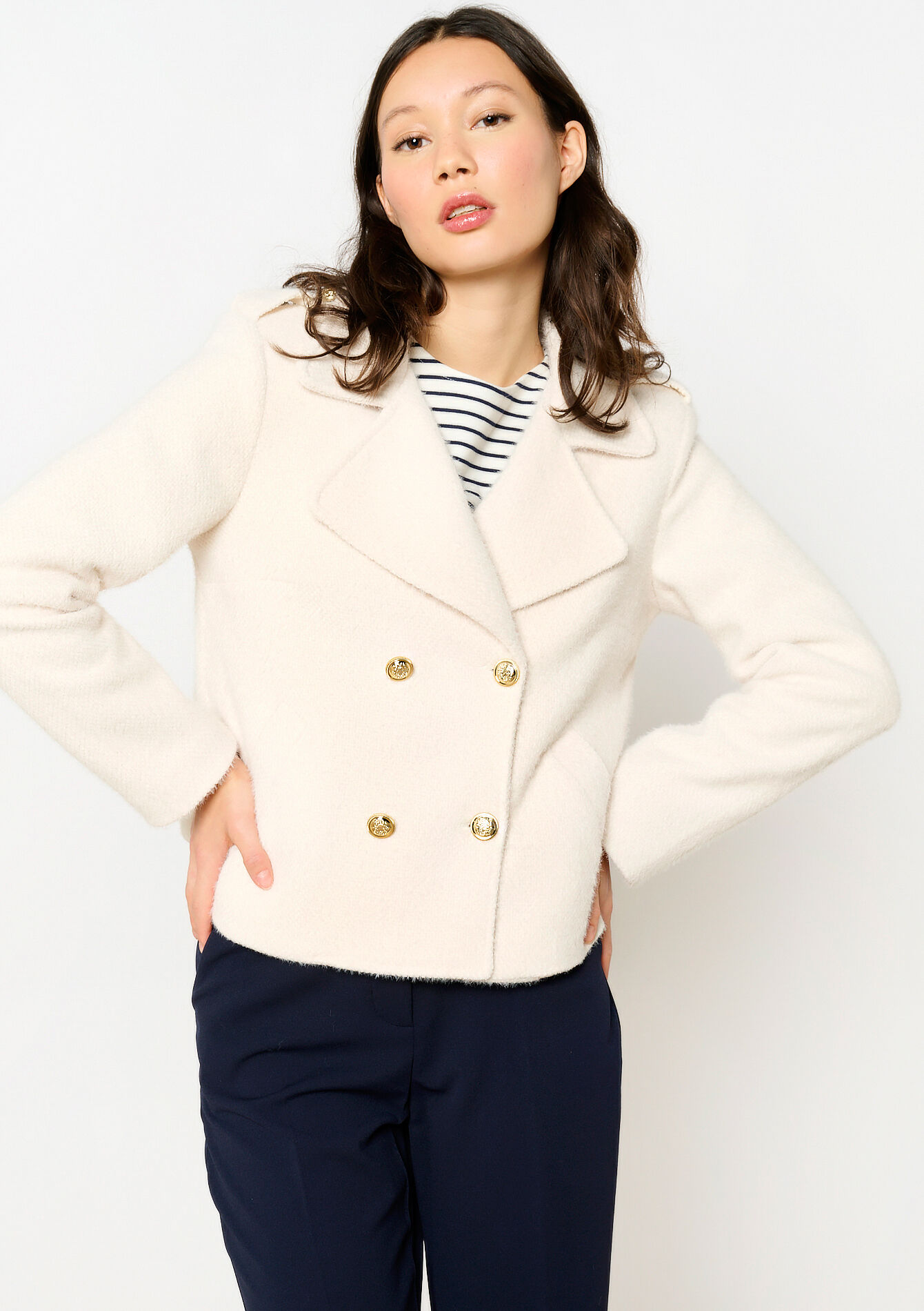 Veste courte - VANILLA WHITE - 09101019_1013