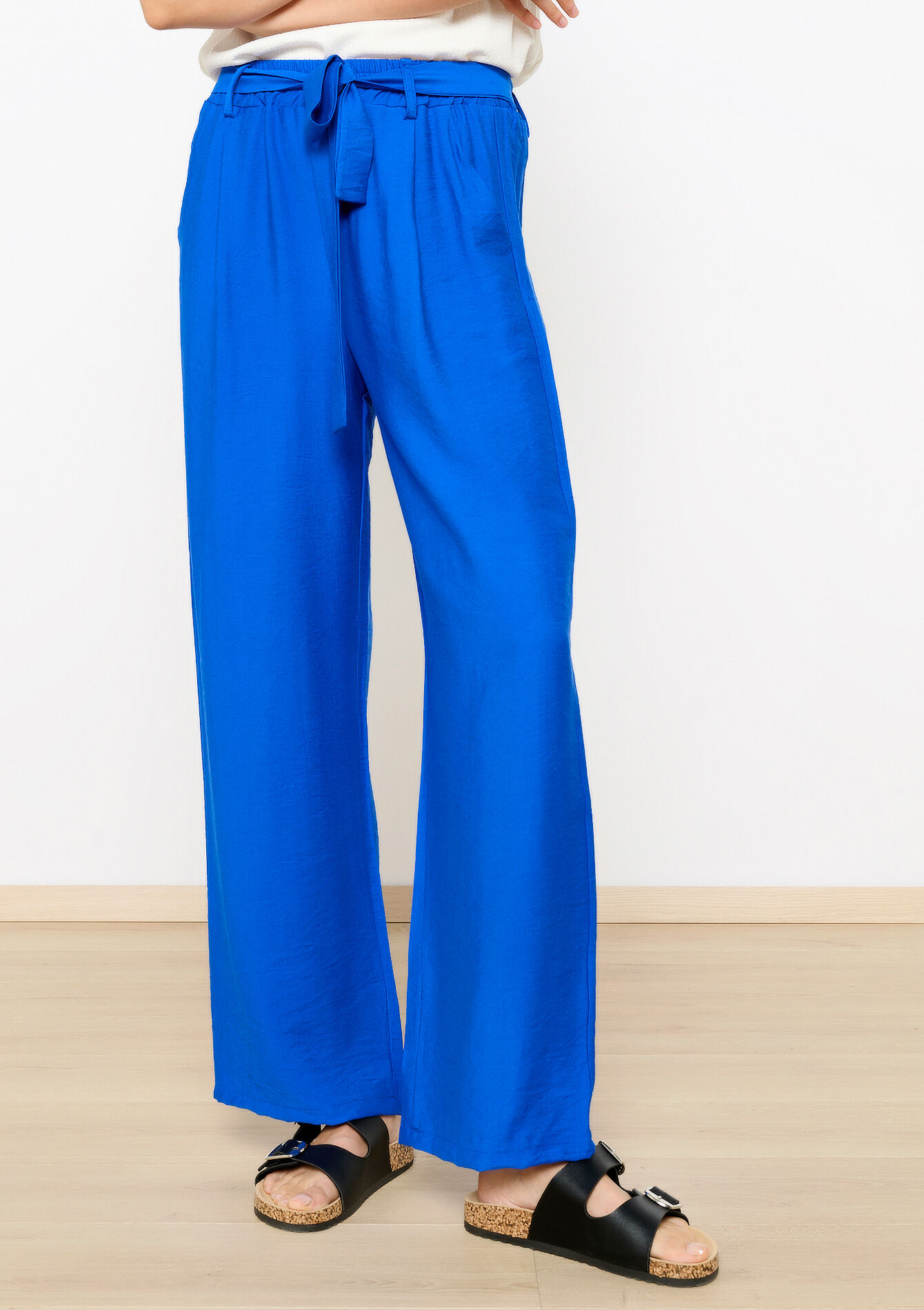 Wide pants, Wide pants - ELECTRIC BLUE - 06600889_1619