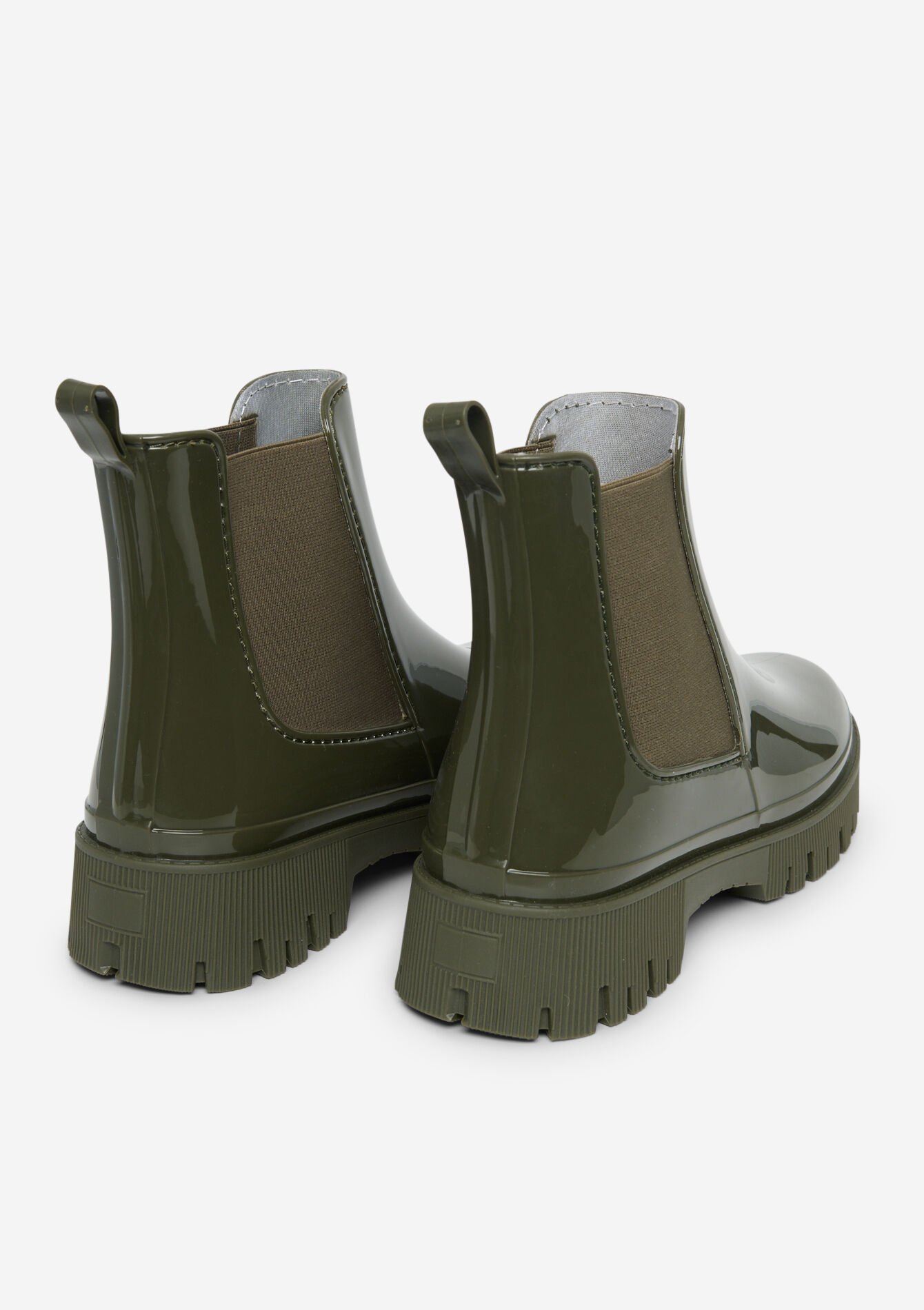 Bottines de pluie chic, Bottines de pluie chic - KHAKI MED - 13100296_4327