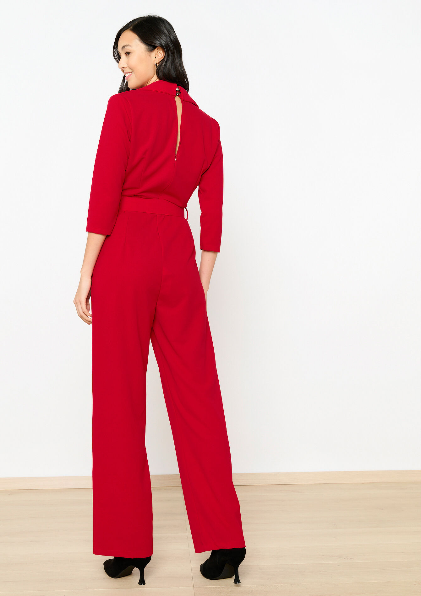 Combinaison avec col, Combinaison avec col - RED LIPSTICK - 06004468_5310