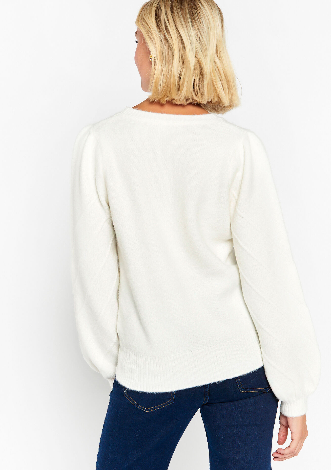 Pull avec motif en V - OFFWHITE - 1073638