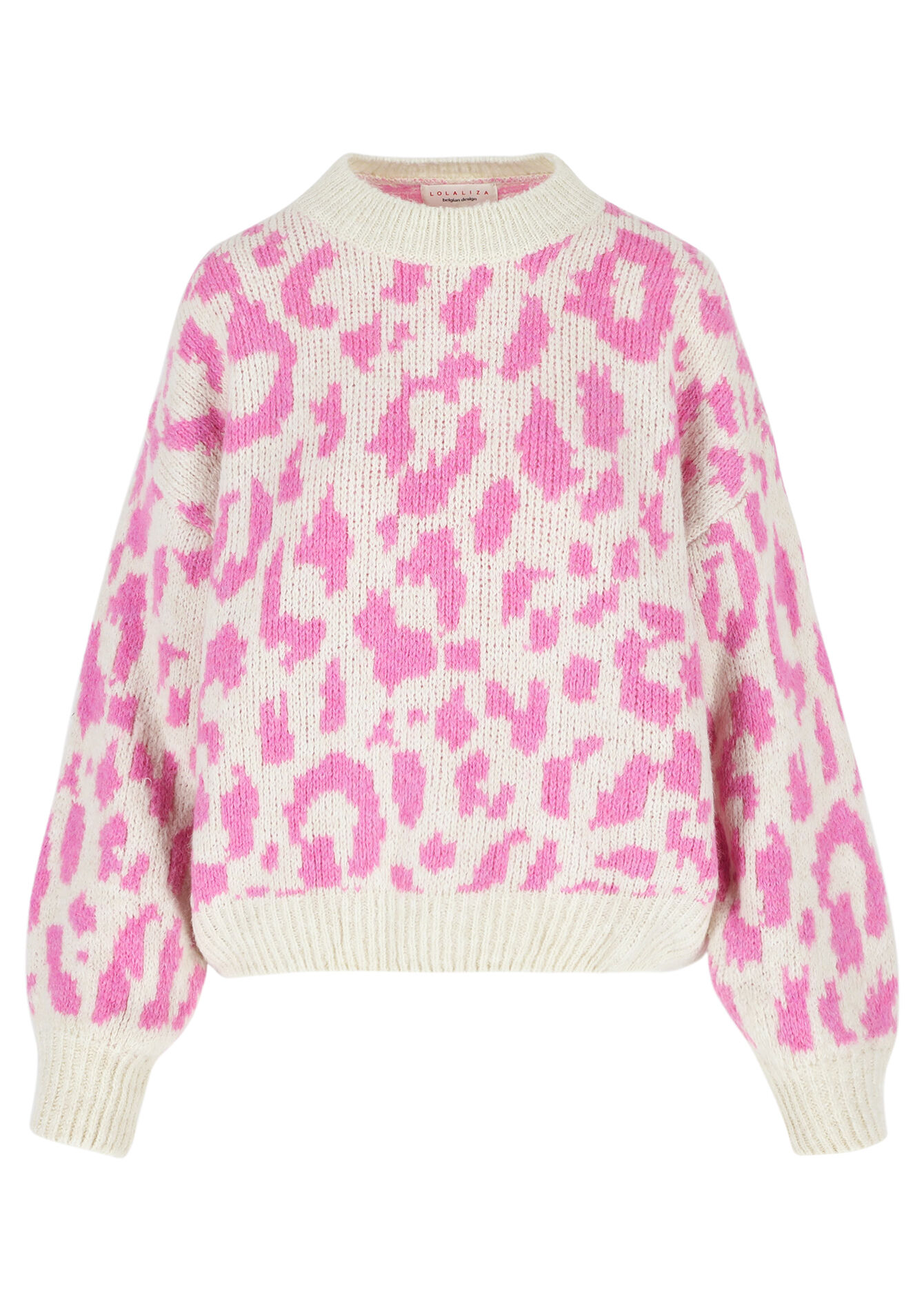 Pull à imprimé léopard, Pull à imprimé léopard - ECRU PEACH - 04006797_2564