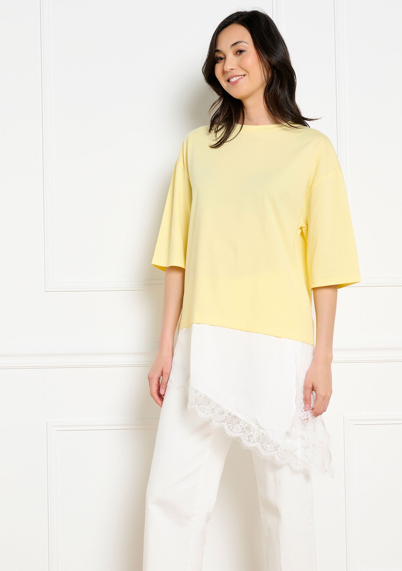 T-shirt asymétrique, T-shirt asymétrique, , hi-res