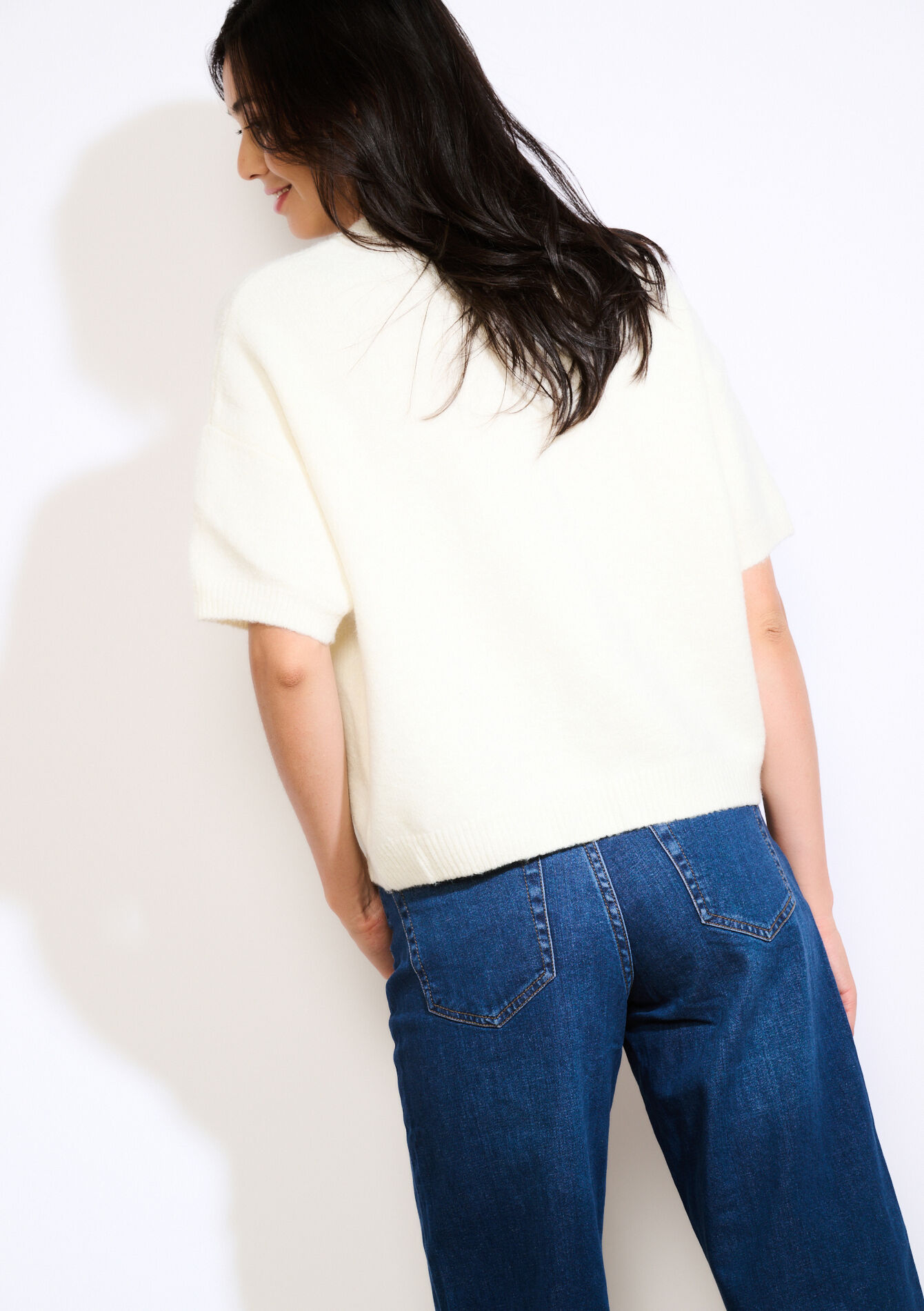 Trui met bloemenmotief - VANILLA WHITE - 04006981_1013