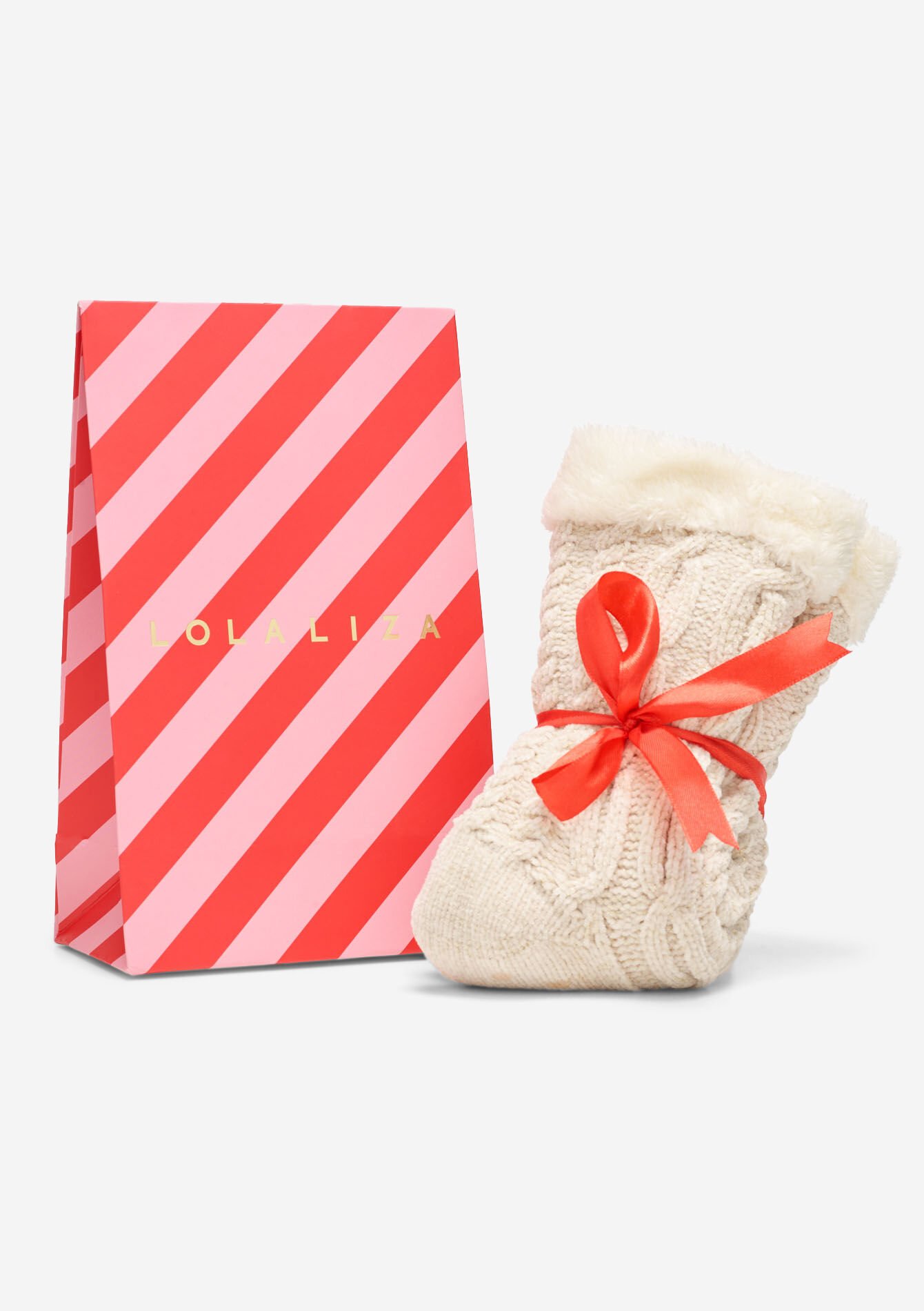 Gebreide pantoffels met lurex - VANILLA WHITE - 17101526_1013