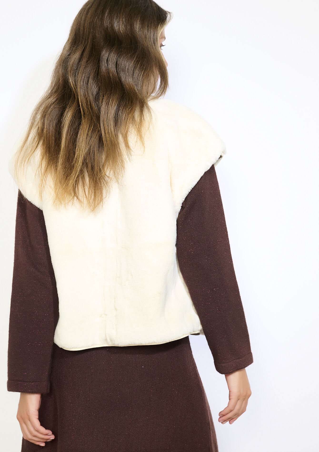 Omkeerbare bodywarmer, Omkeerbare bodywarmer - OFFWHITE - 15100346_1001