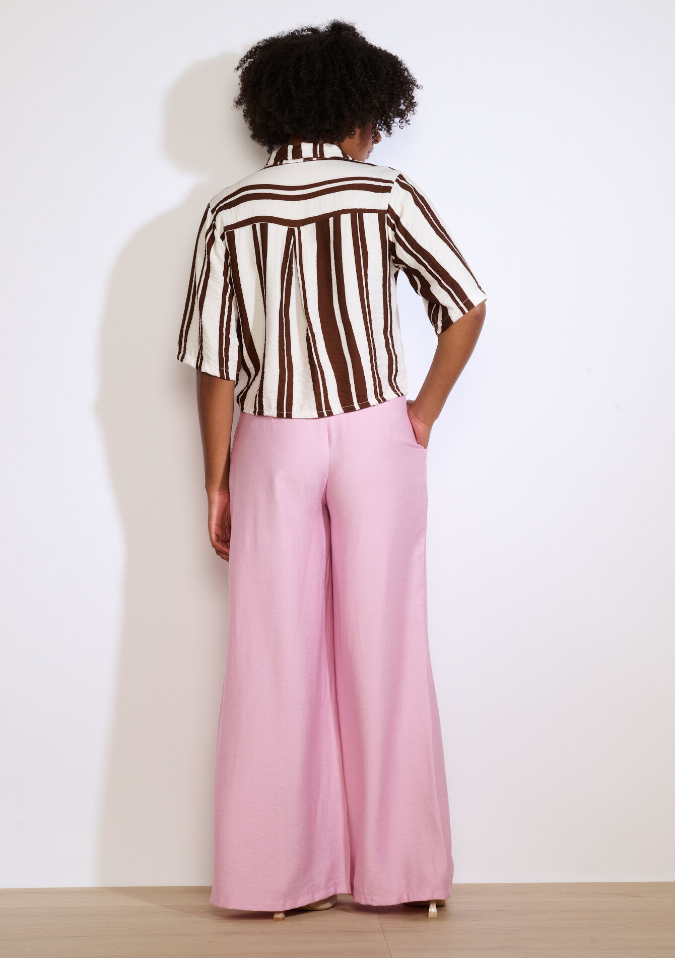 Pantalon fluide moderne - LIGHT PINK - 06100739_1303