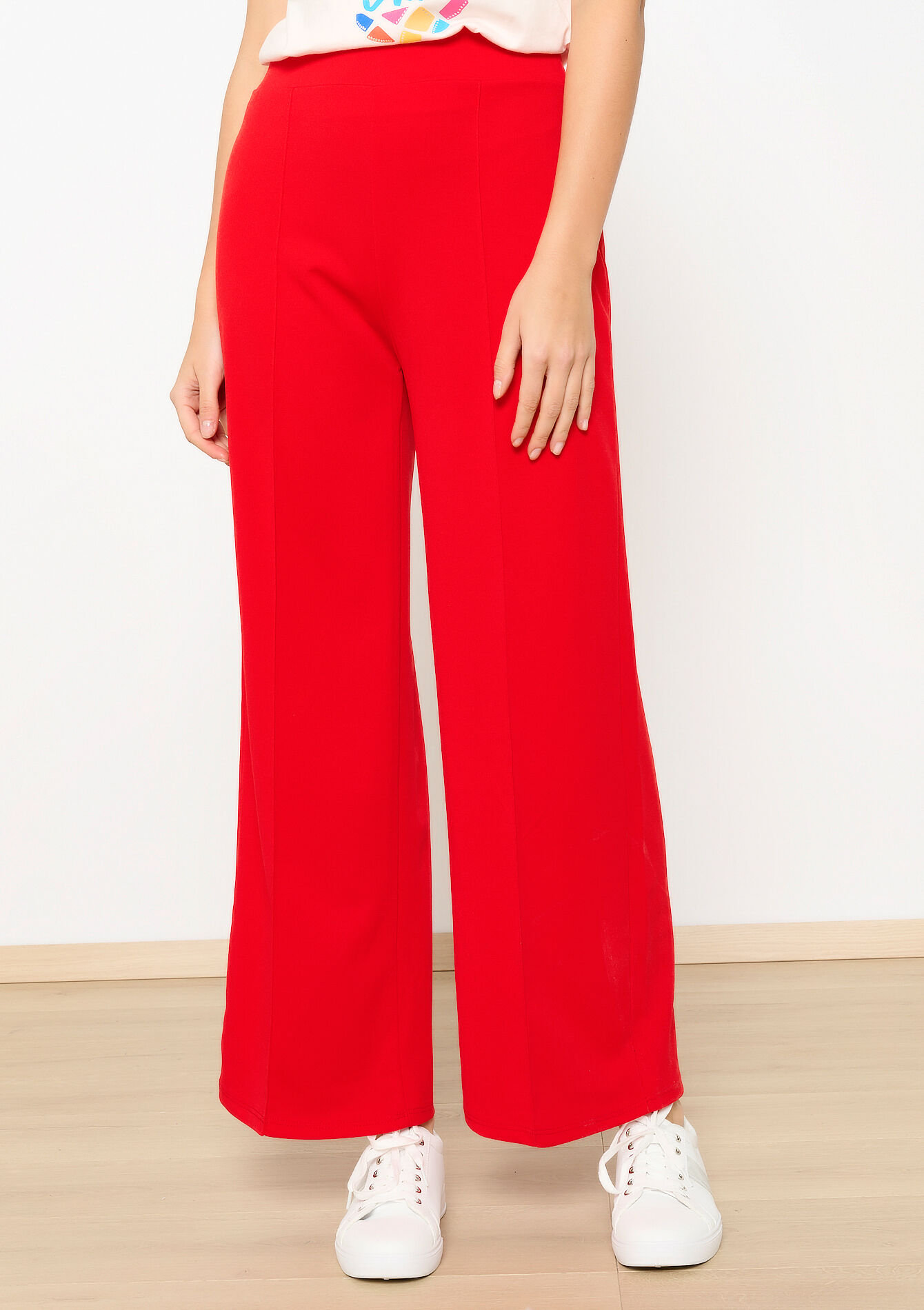 Pantalon fluide - RED LOLLIPOP - 1104395