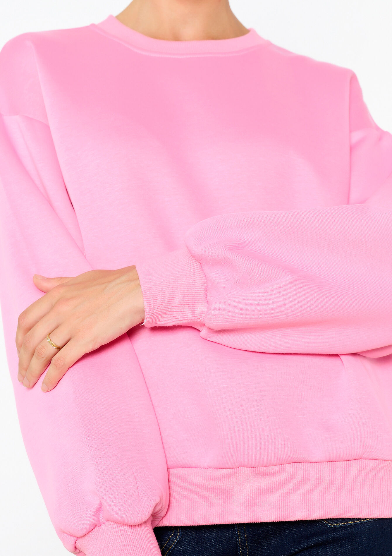 Oversized sweater - PINK BUBBLE - 03001724_2517