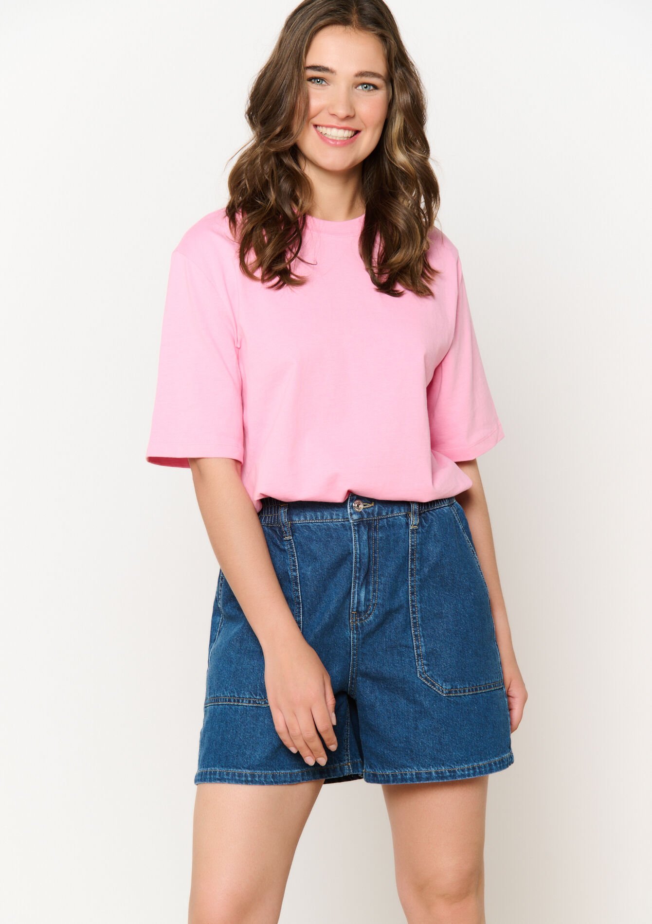 Jersey t-shirt - PINK BUBBLEGUM - 02301709_1477