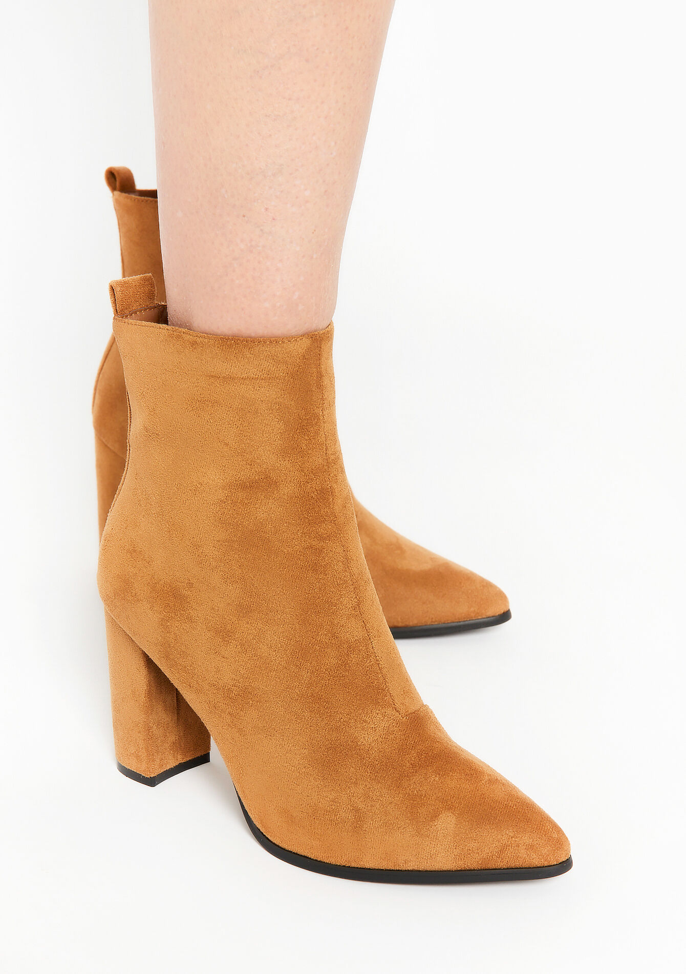 Bottes en suédine - CAMEL CINNAMON - 13100209_3835