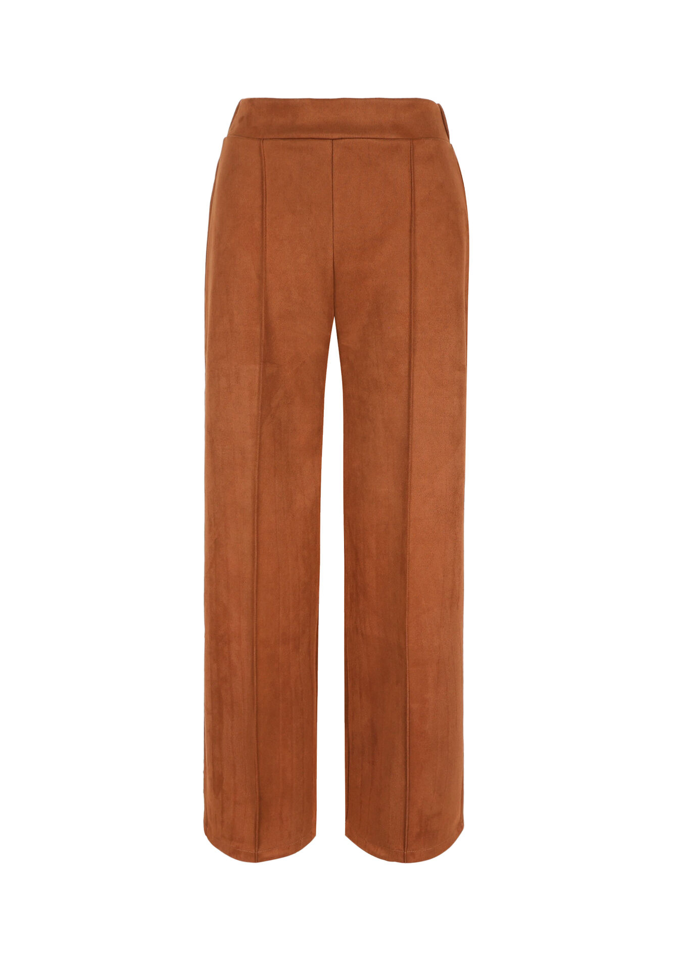 Suede broek, Suede broek - CARAMEL - 06600930_1953