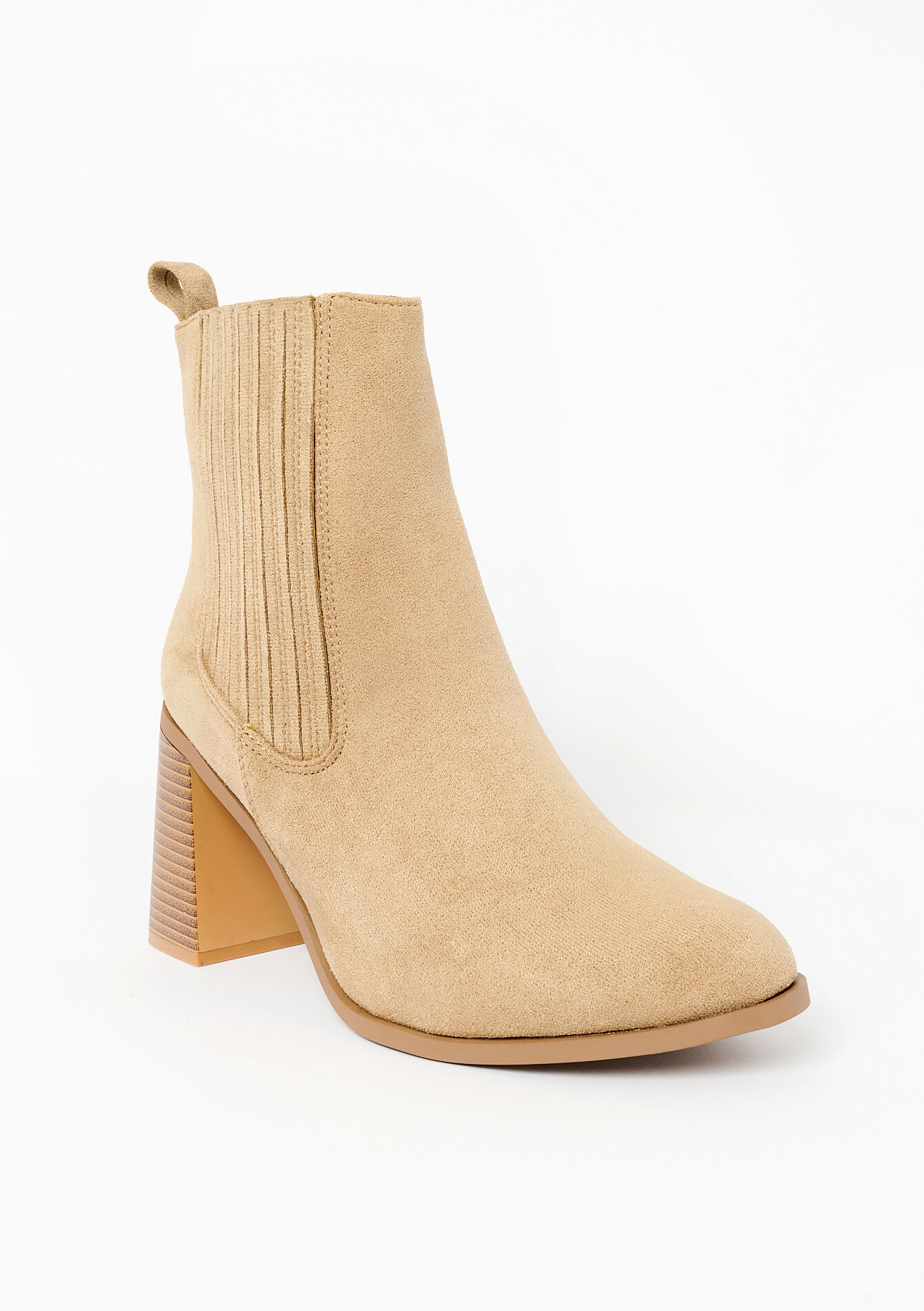 Suede ankle boots, Suede ankle boots - LT TAUPE MEL - 13100262_1033