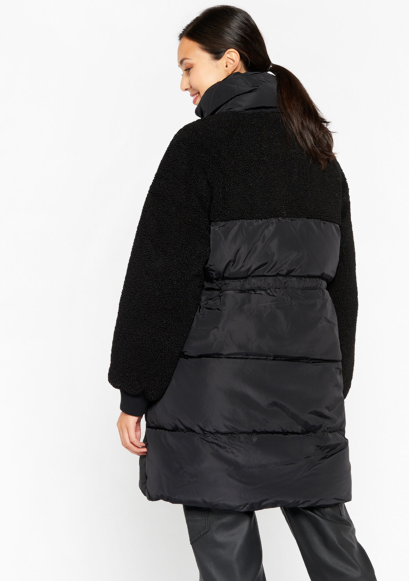 Manteau matelassé - BLACK - 23000604_1119