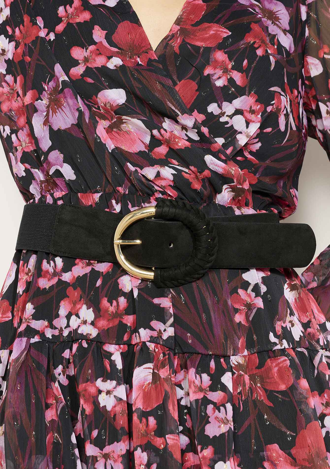 Ceinture boucle ronde, Ceinture boucle ronde - BLACK - 14001888_1119