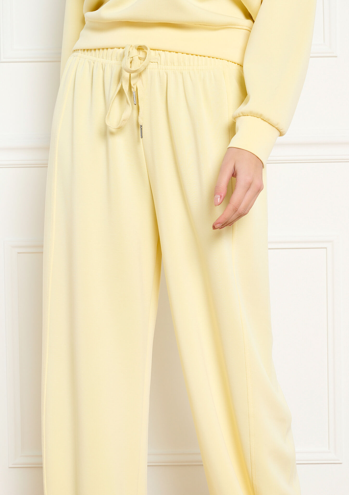 Relaxte joggingbroek - YELLOW PASTEL - 15100433_5004