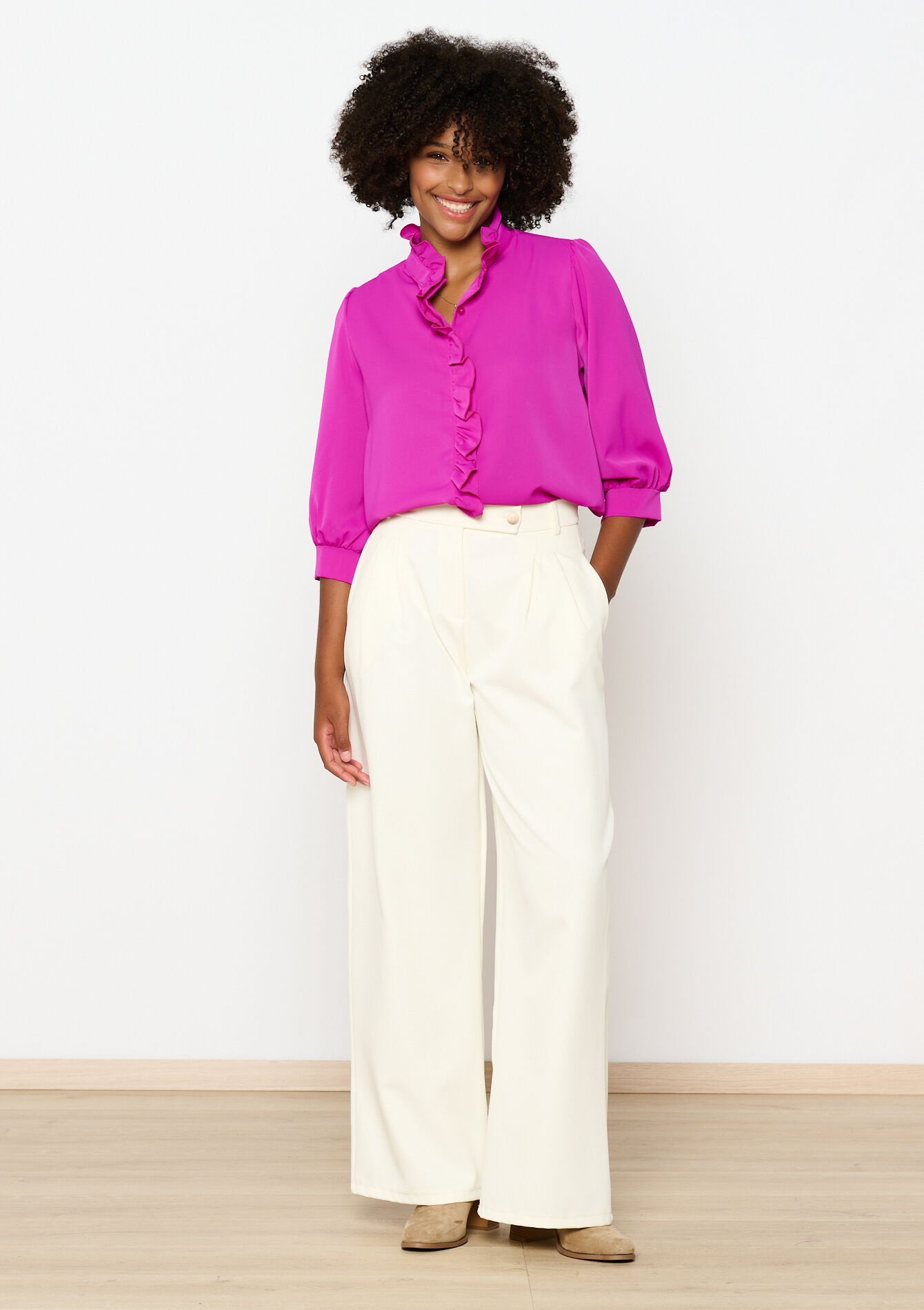 Hemd met ruches - VIOLINE - 05702672_2576