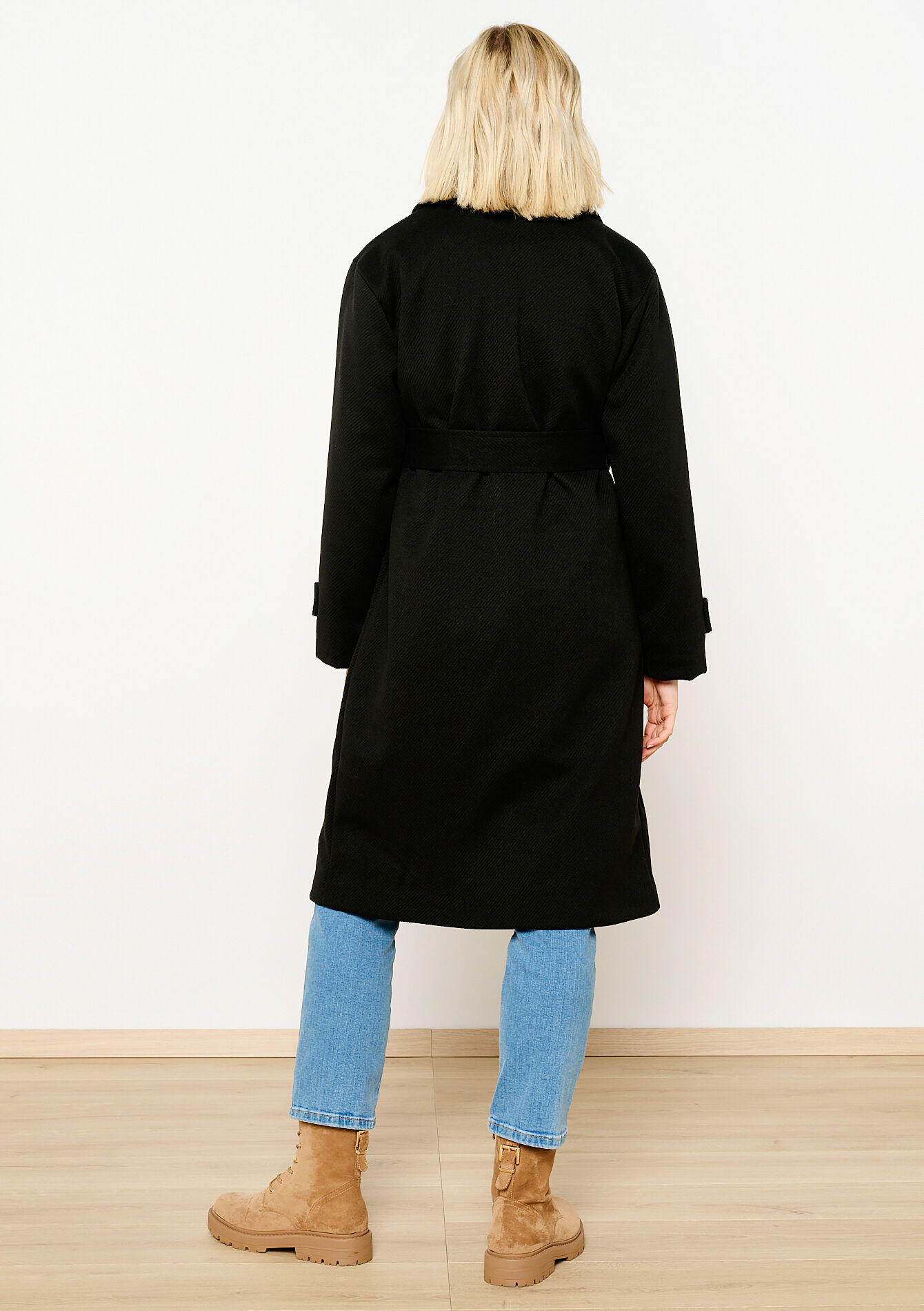 Oversized coat, Oversized coat - BLACK - 23000649_1119