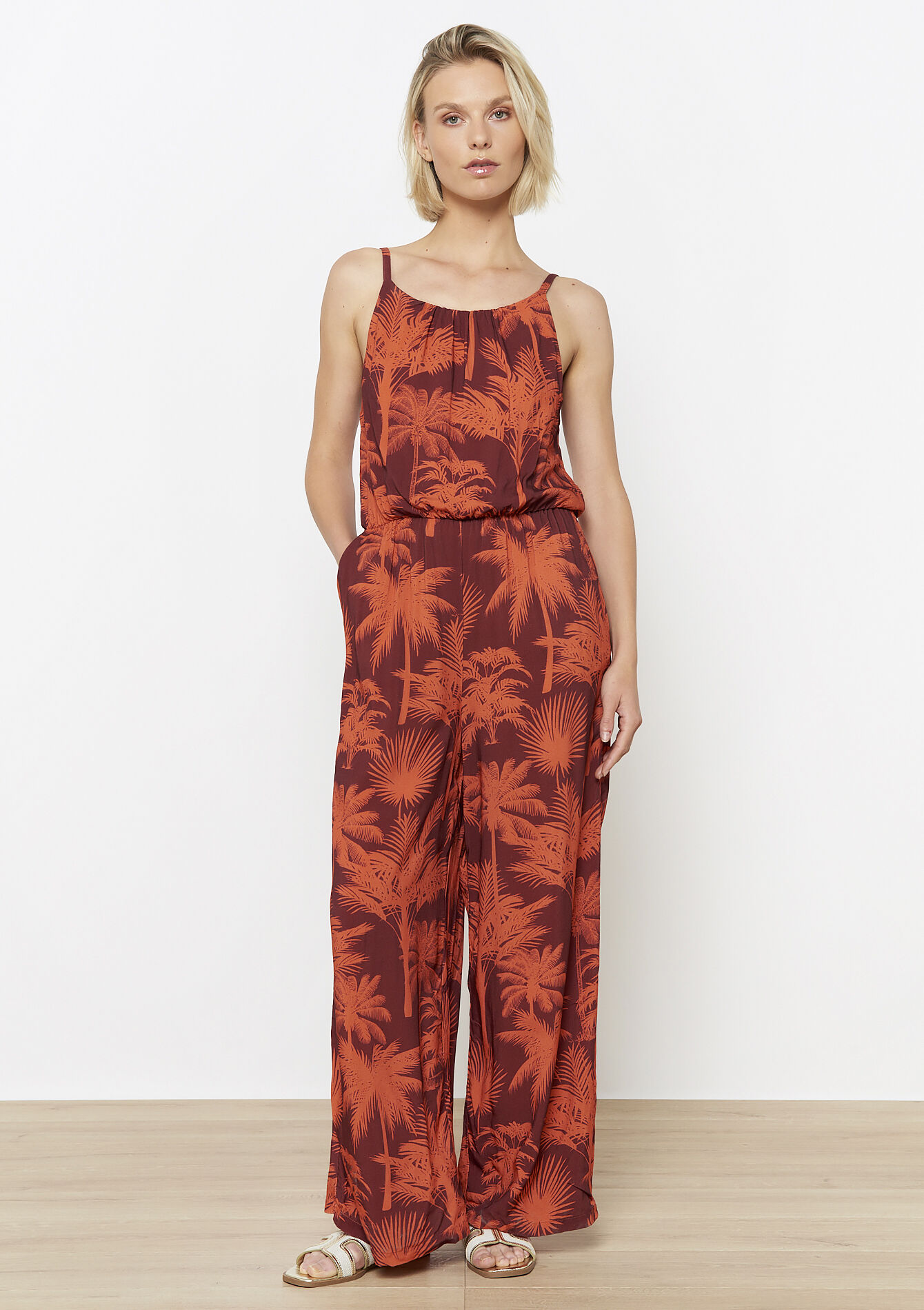 Combinaison fluide, Combinaison fluide - BRIQUE ORANGE - 06004622_1272