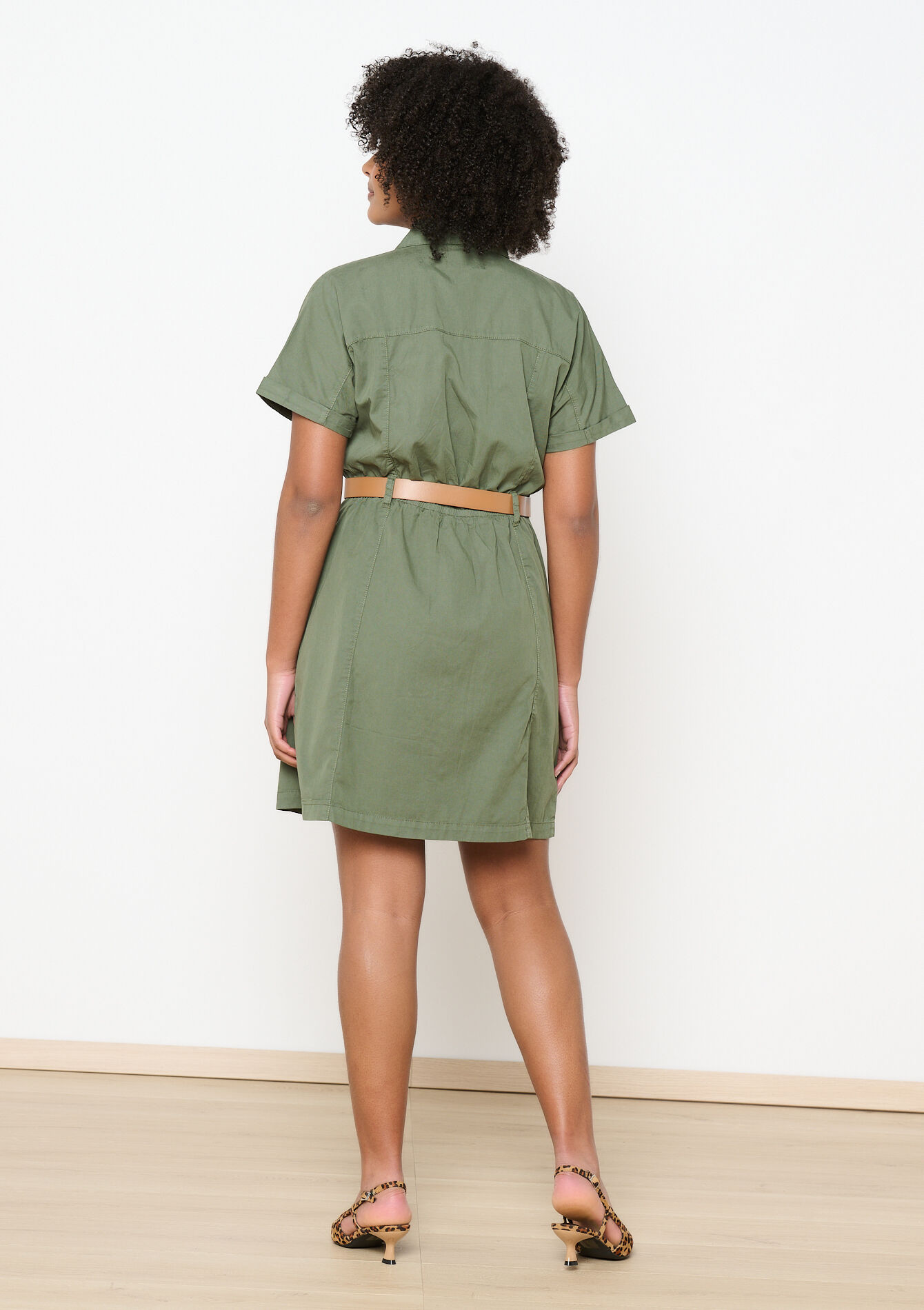 Robe-chemise cargo, Robe-chemise cargo - KHAKI MED - 1117391