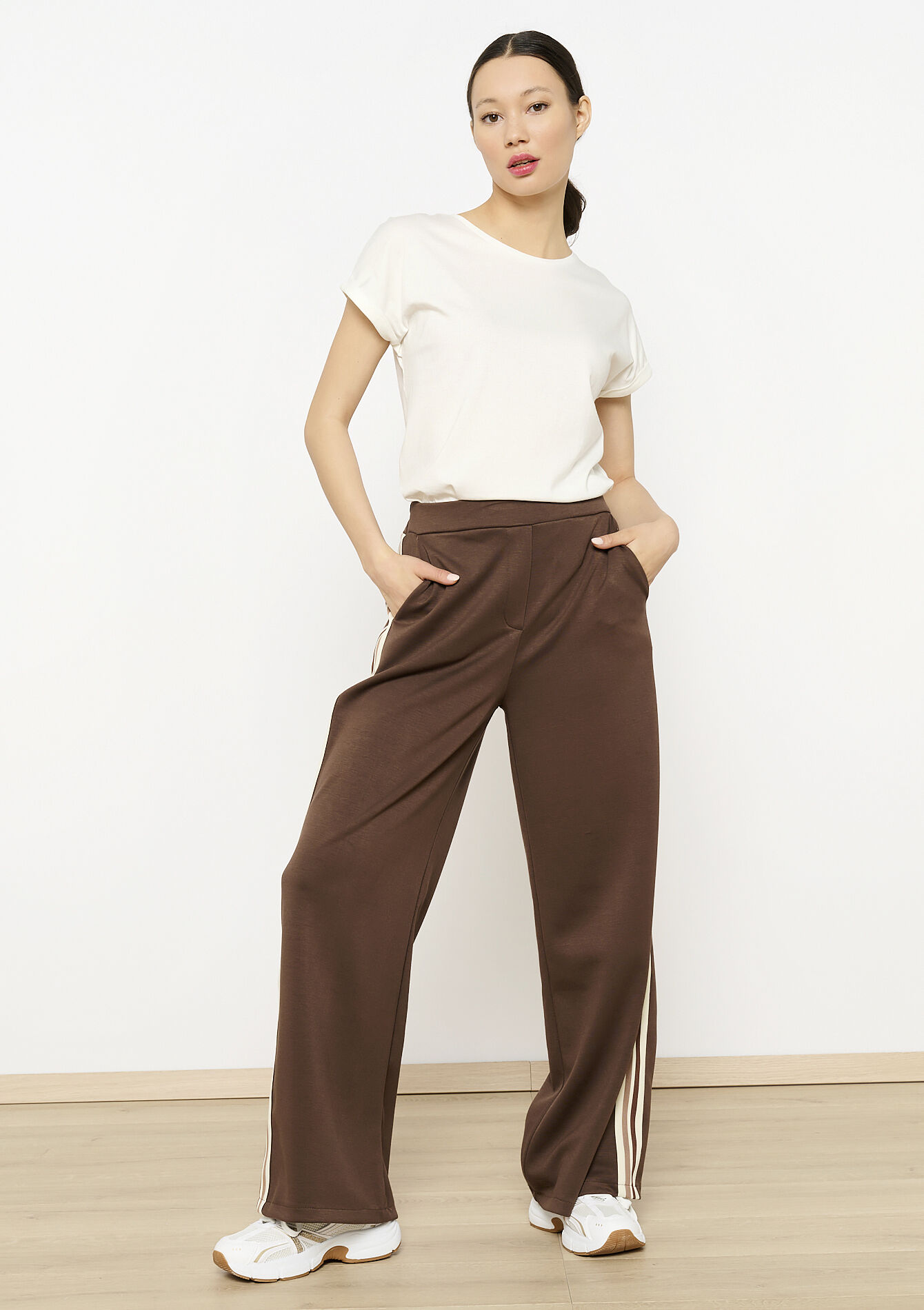 Basic T-shirt, Basic T-shirt - OFFWHITE - 02301630_1001