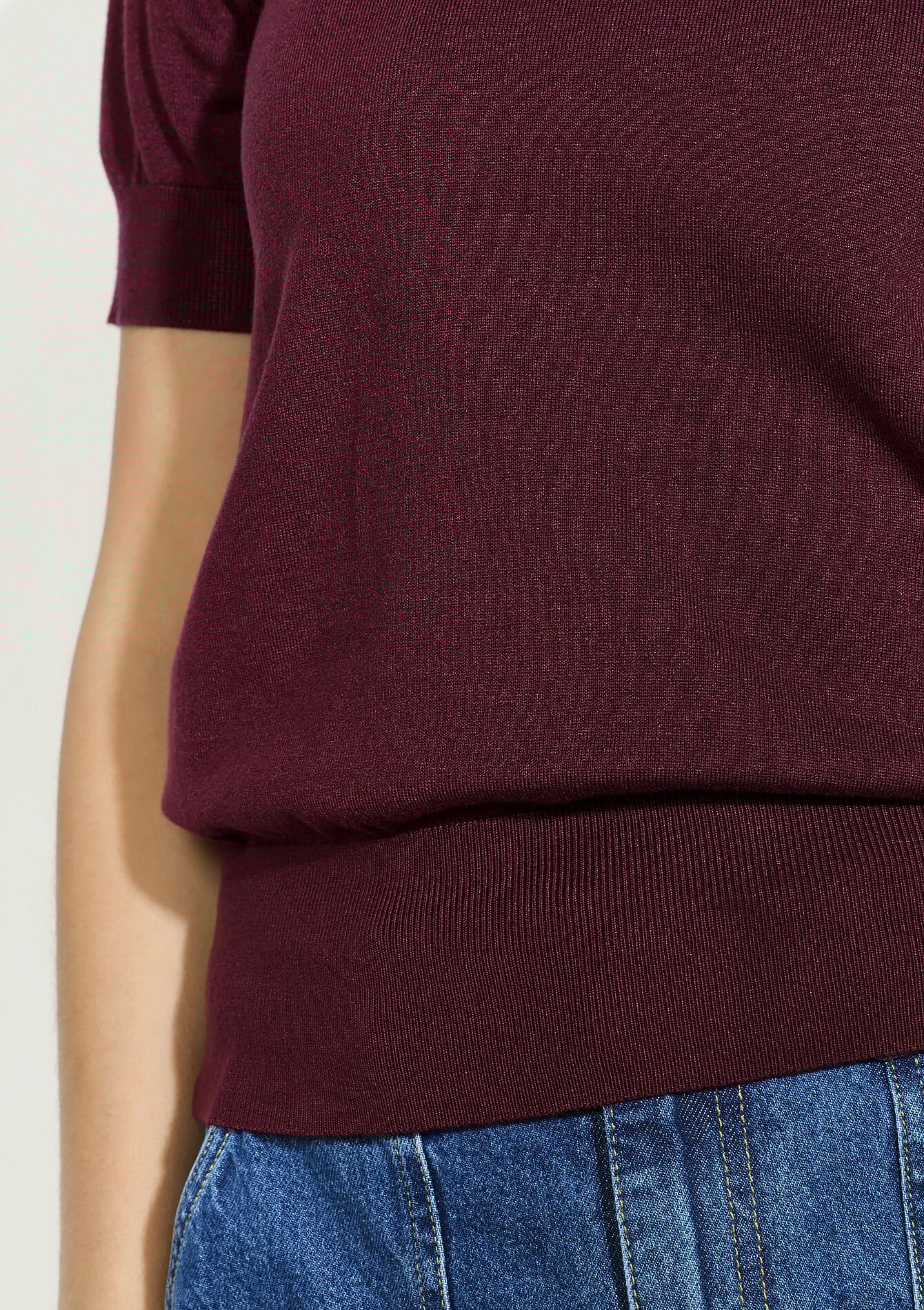 Geribbelde trui, Geribbelde trui - BORDEAU WINE - 04006902_1467