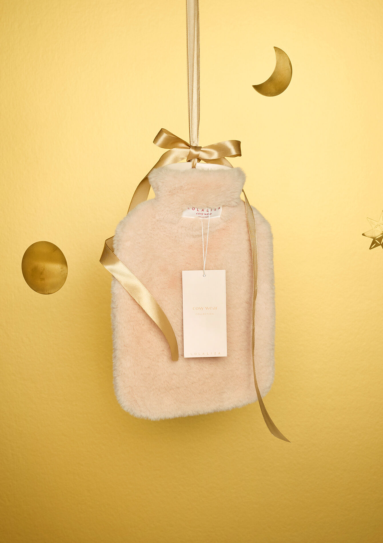 Water bottle with faux fur, Water bottle with faux fur - OFFWHITE - 1085002