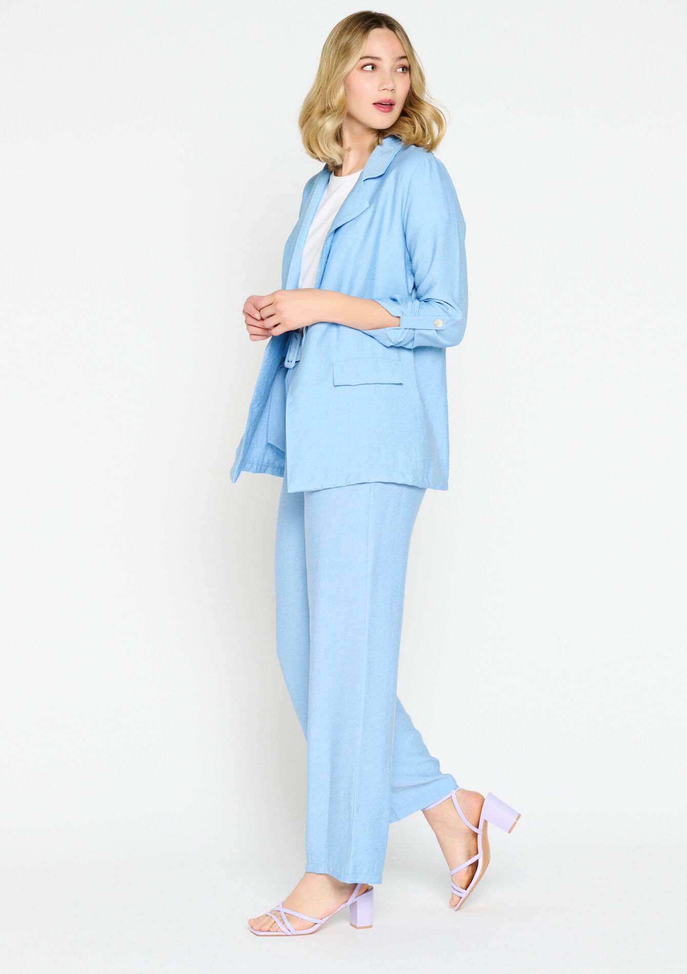 Suiting blazer, Suiting blazer - BLUE PASTEL - 09100808_3003