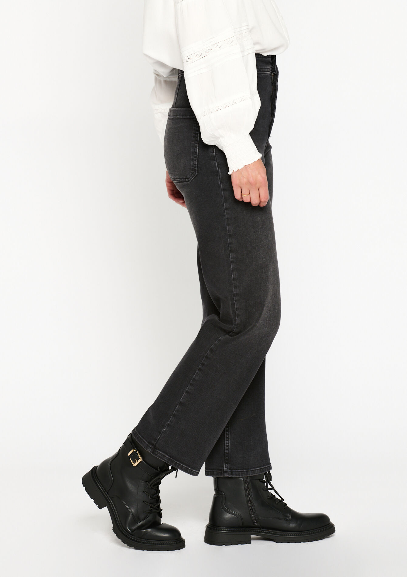 Jean taille haute, Jean taille haute - BLACK - 22000495_0503