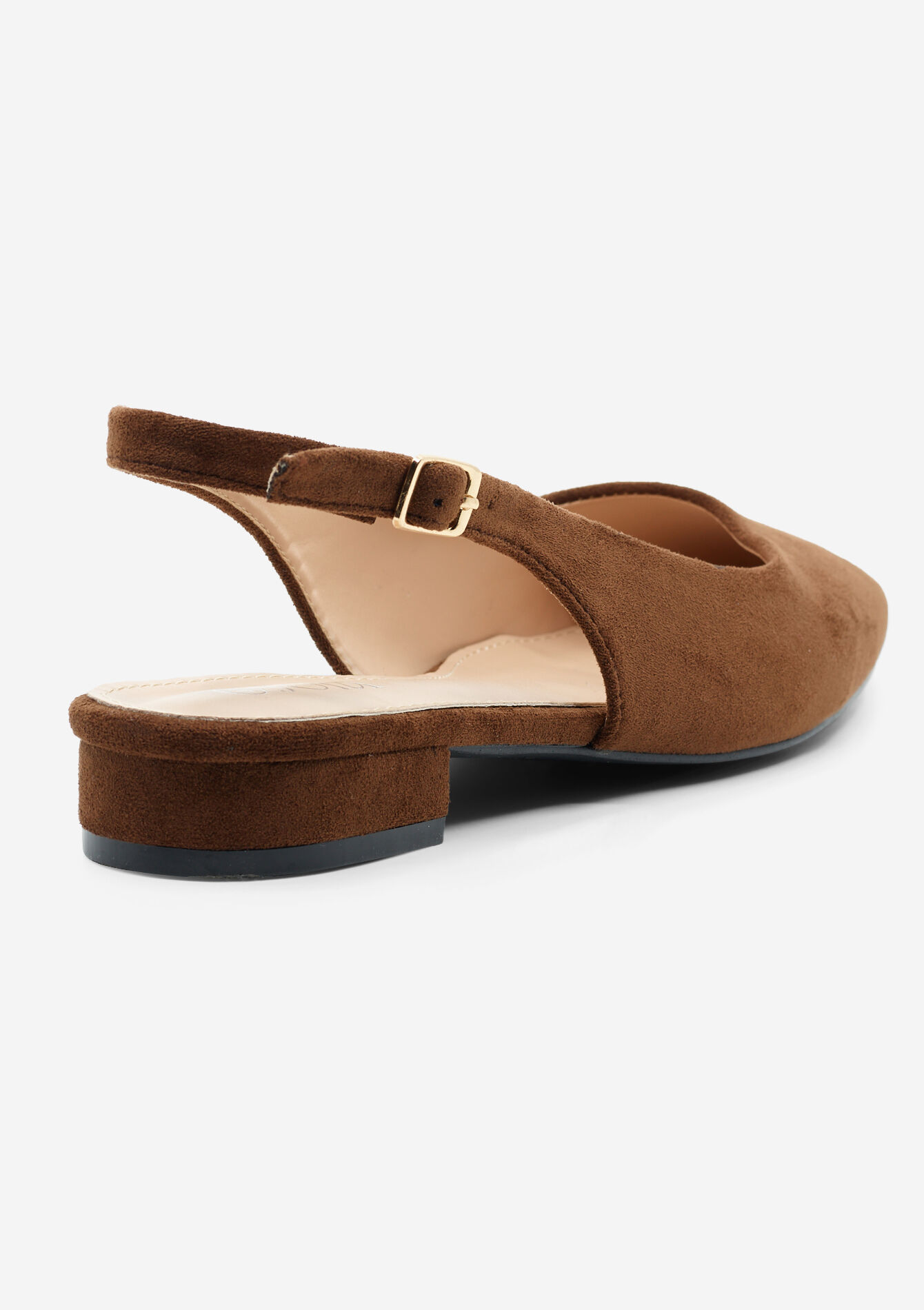 Slingback van suède - BROWN COFFEE - 13000843_3717