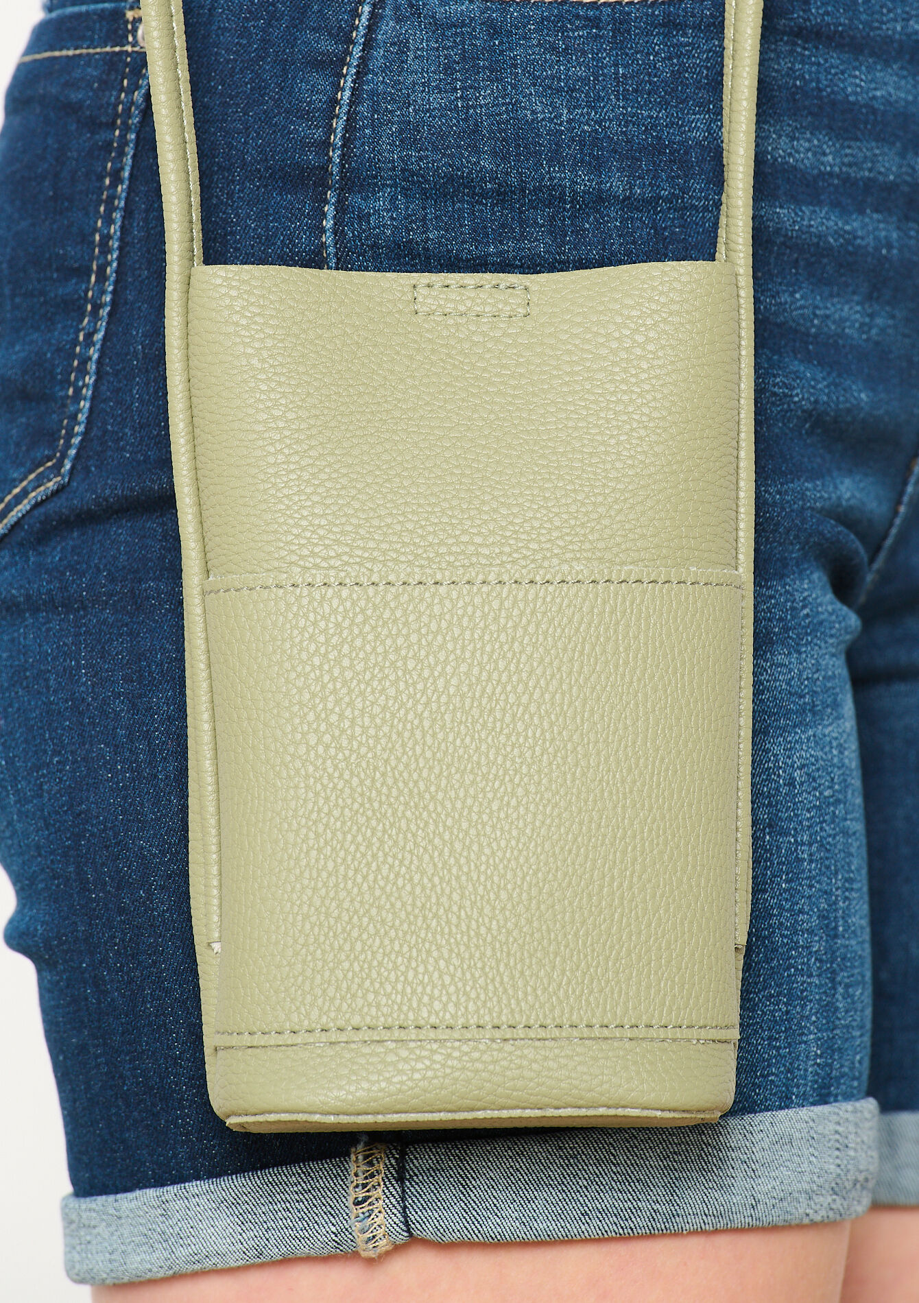 Bucket bag met schouderriem, Bucket bag met schouderriem - KHAKI MINT - 14001873_2542