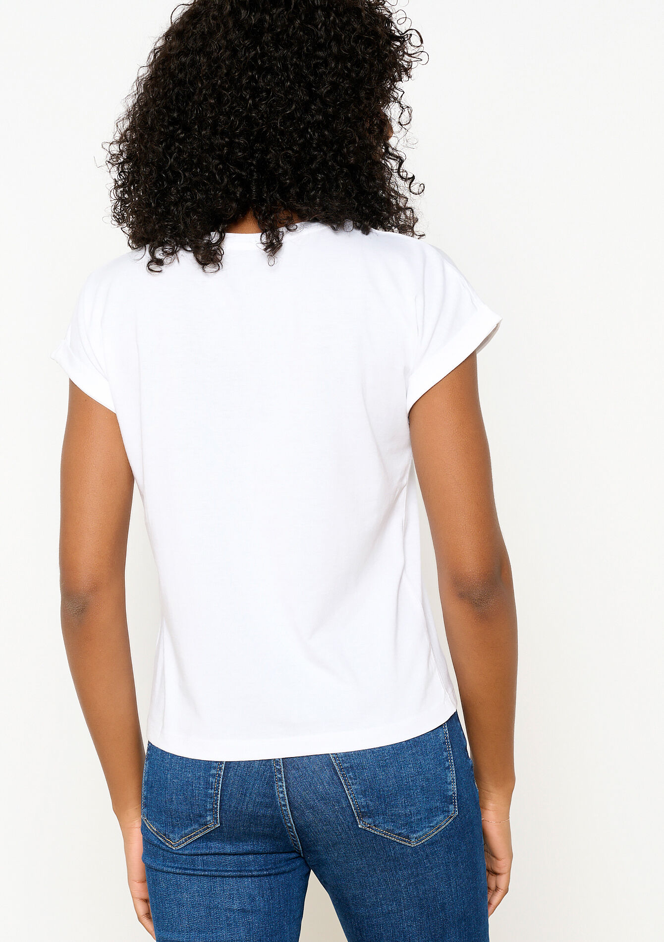 Basic T-shirt - OPTICAL WHITE - 02301493_1019