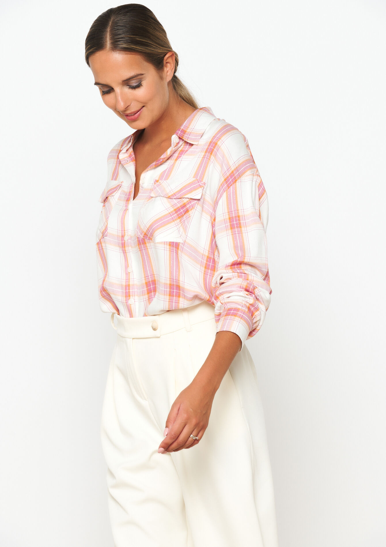 Chemise à carreaux, Chemise à carreaux - OFFWHITE - 05702544_1001