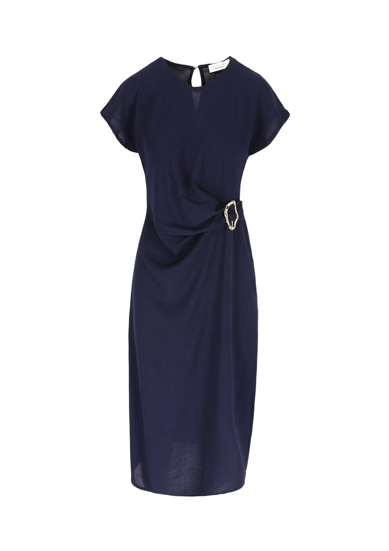 Robe longue boucle - NAVY BASIC - 08104239_2723