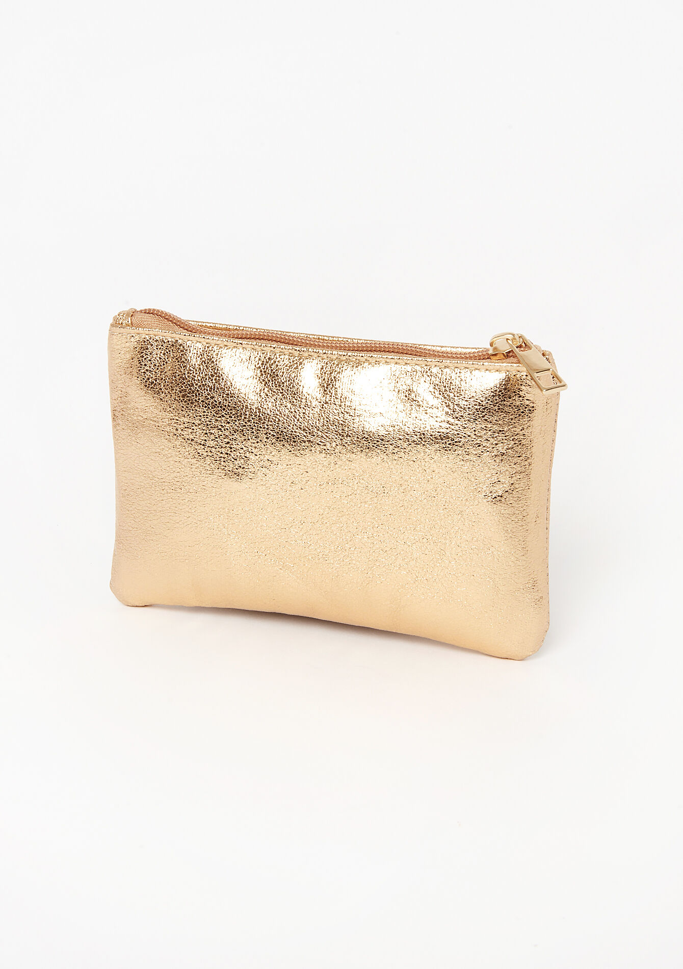 Metallic pouch, Metallic pouch - NUDE PINK - 1075267