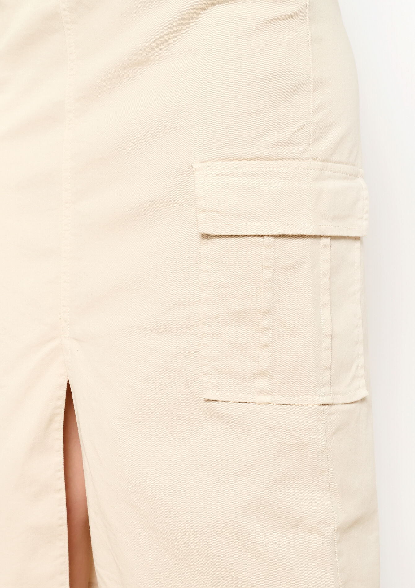 Jupe cargo mi-longue - LT BEIGE - 07101233_2527
