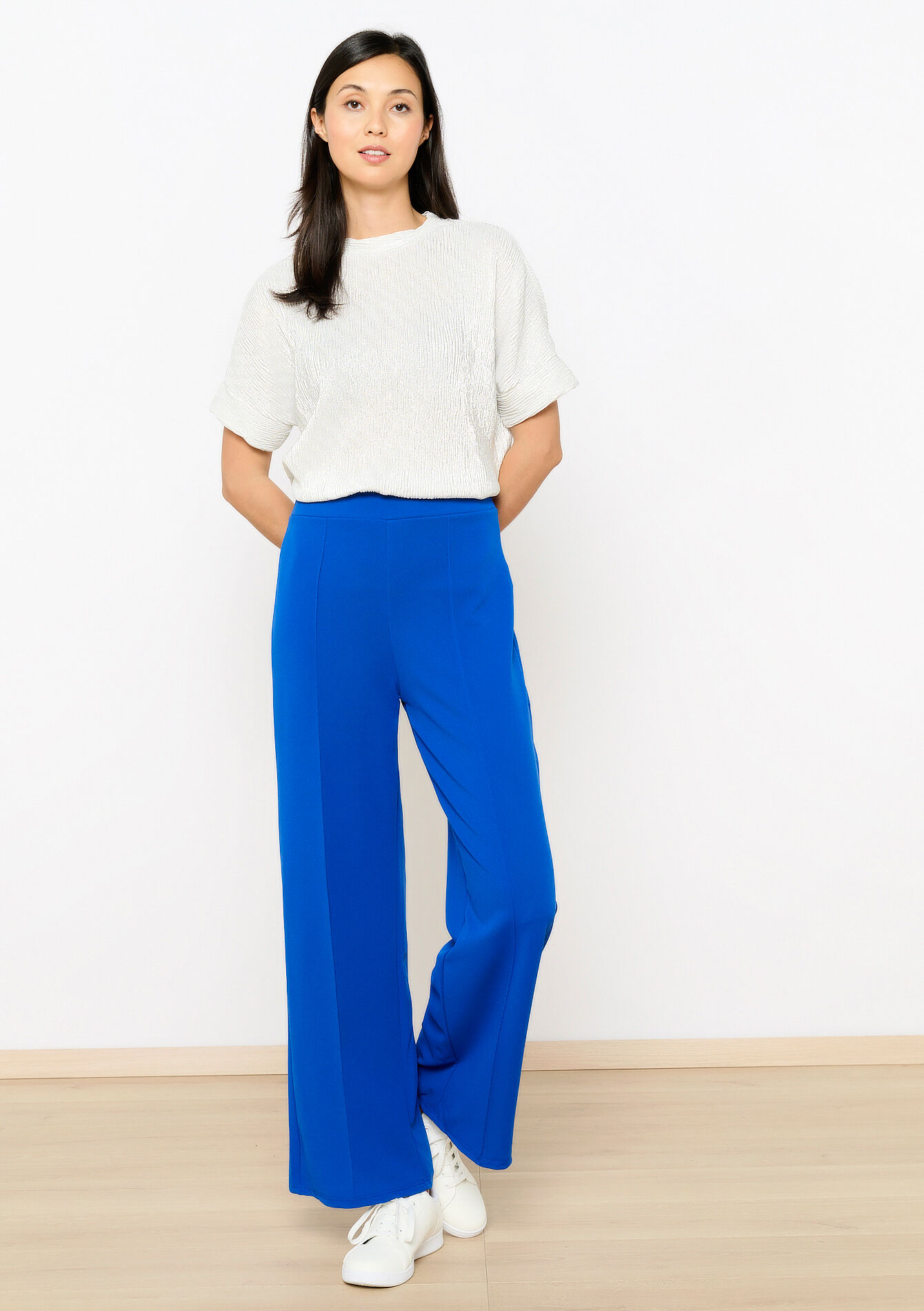 Wijde pantalon, Wijde pantalon - ELECTRIC BLUE - 06600883_1619