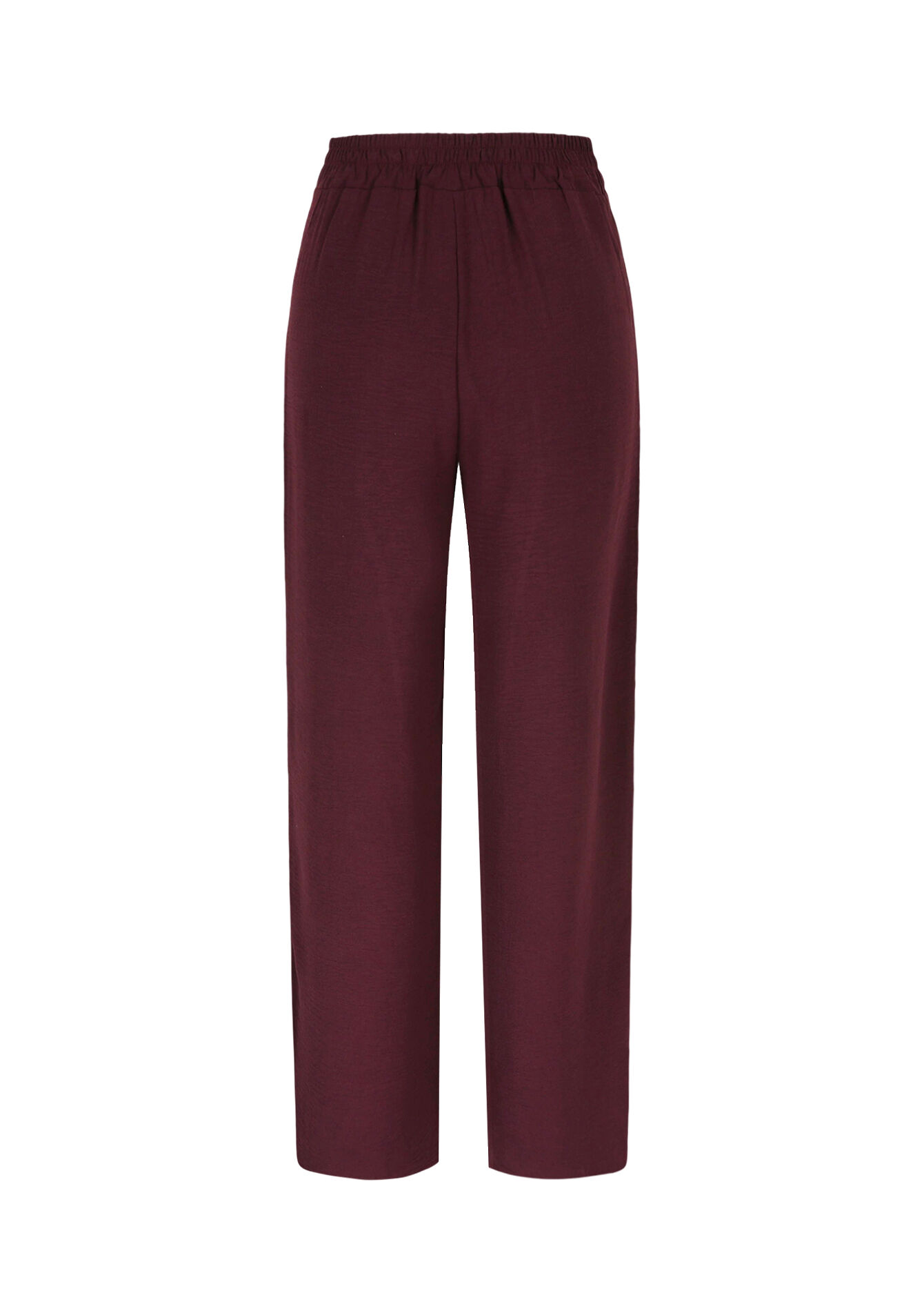 Wijde vloeiende broek, Wijde vloeiende broek - AUBERGINE - 06601025_1537