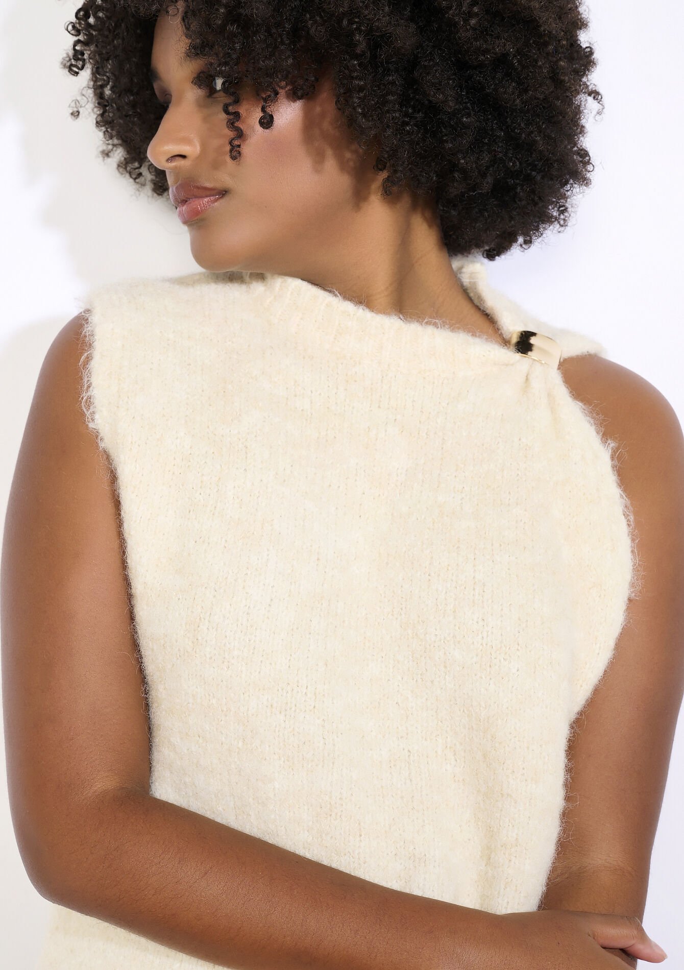 Débardeur doux épuré, Débardeur doux épuré - VANILLA WHITE - 04007115_1013