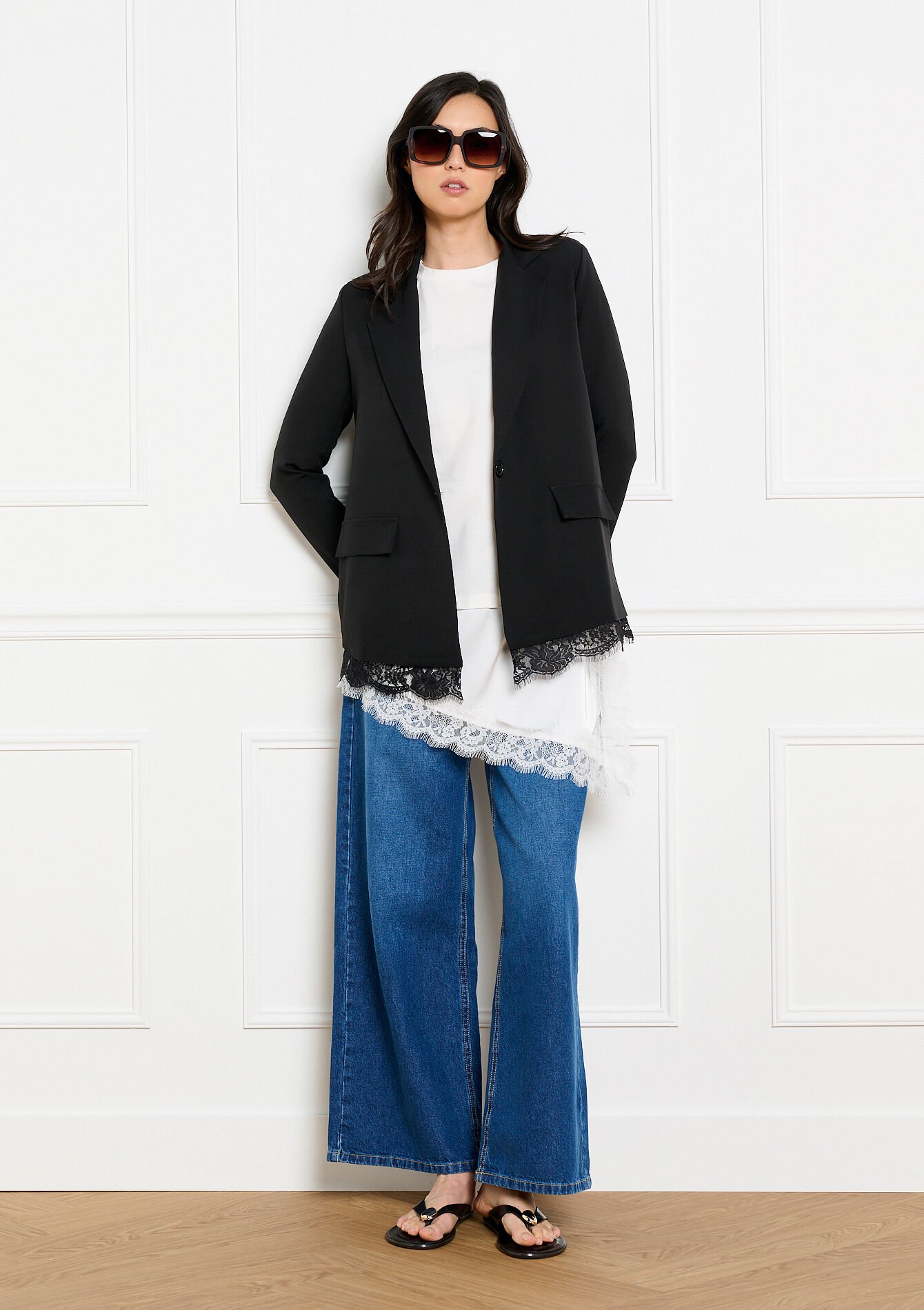 Blazer structuré élégant, Blazer structuré élégant - BLACK - 09101204_1119