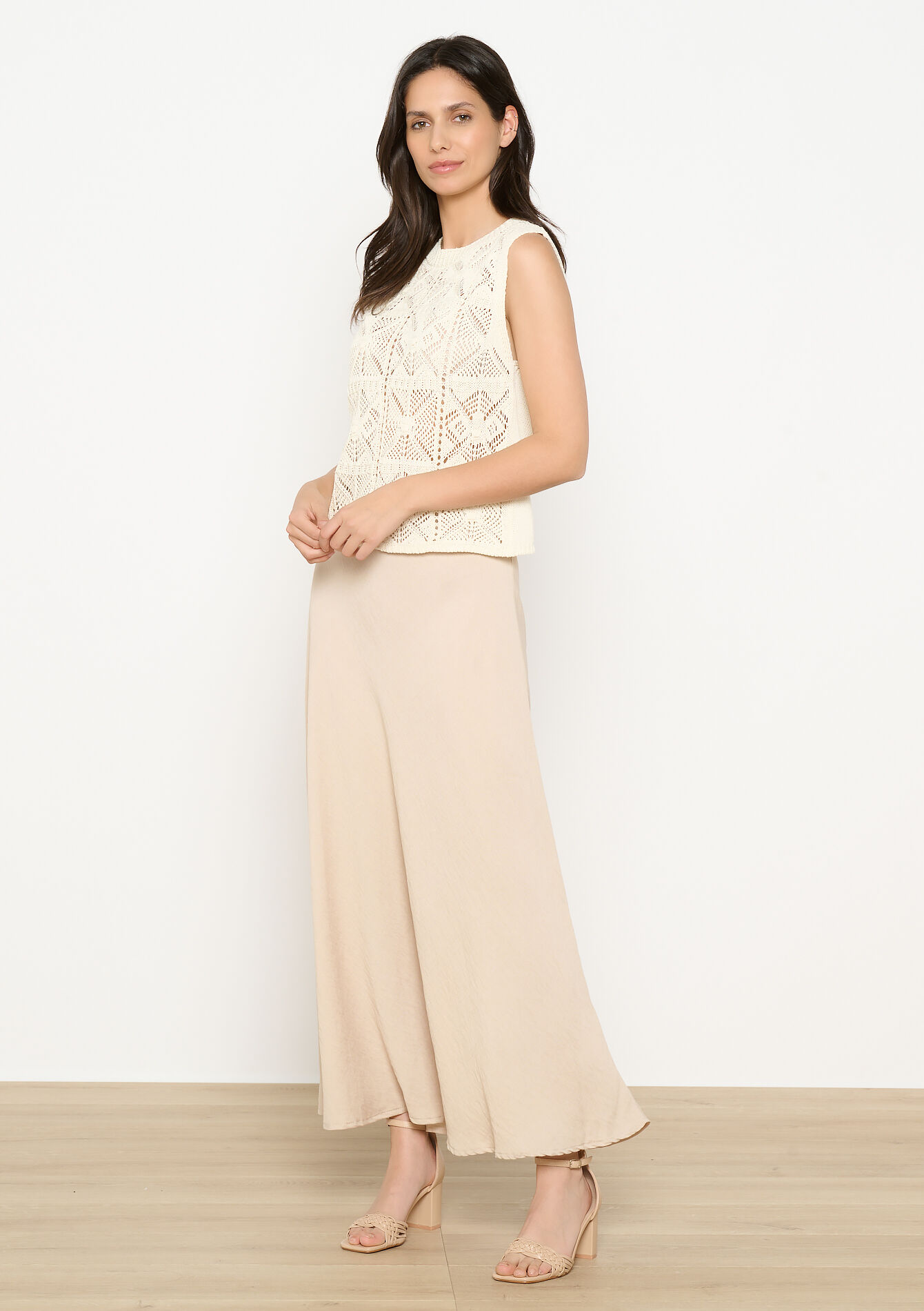 Gehaakte top - VANILLA WHITE - 02200509_1013