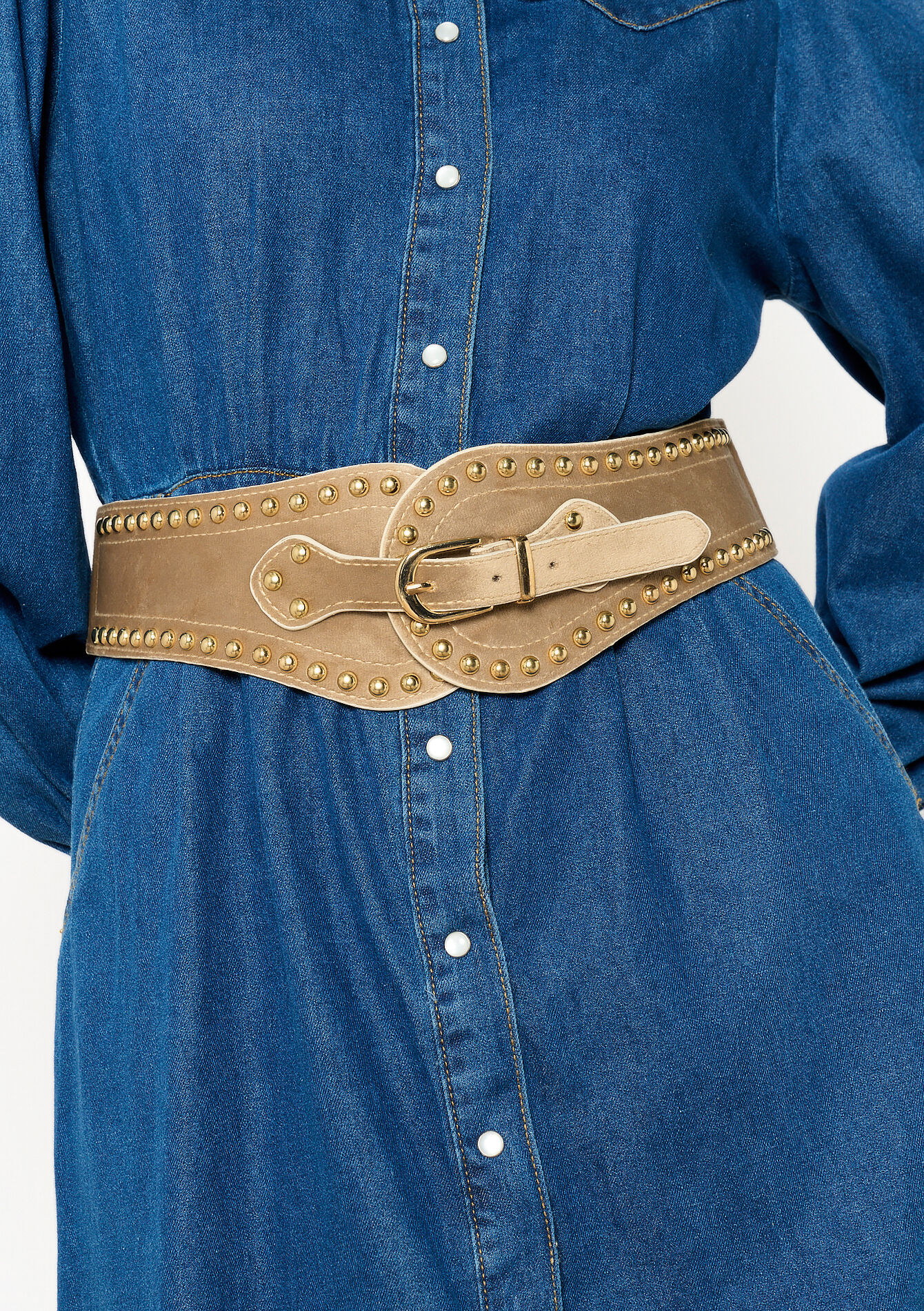 Suede ceintuur, Suede ceintuur - LT BEIGE - 14001819_2527