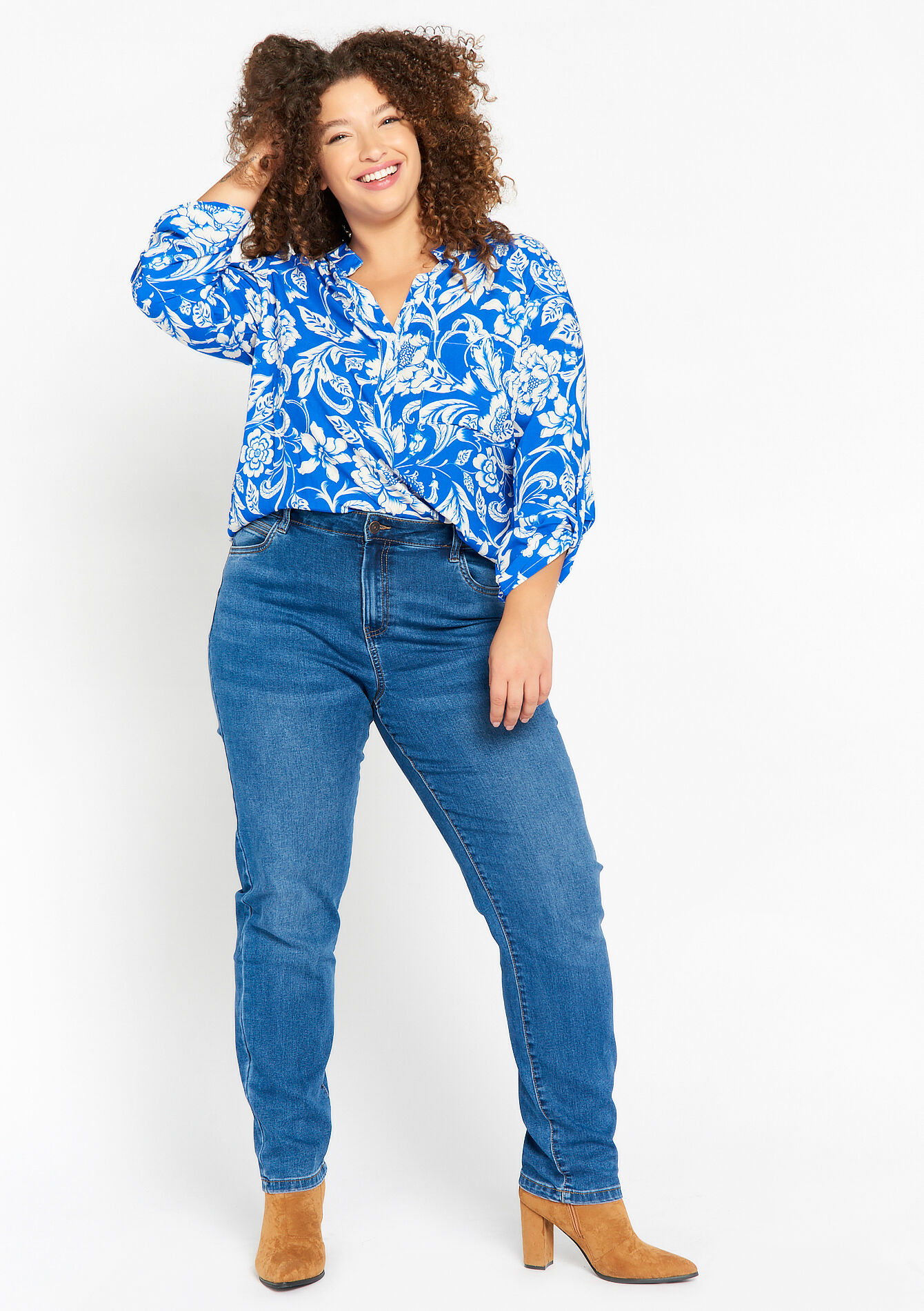 Blouse - ELECTRIC BLUE - 05702287_1619