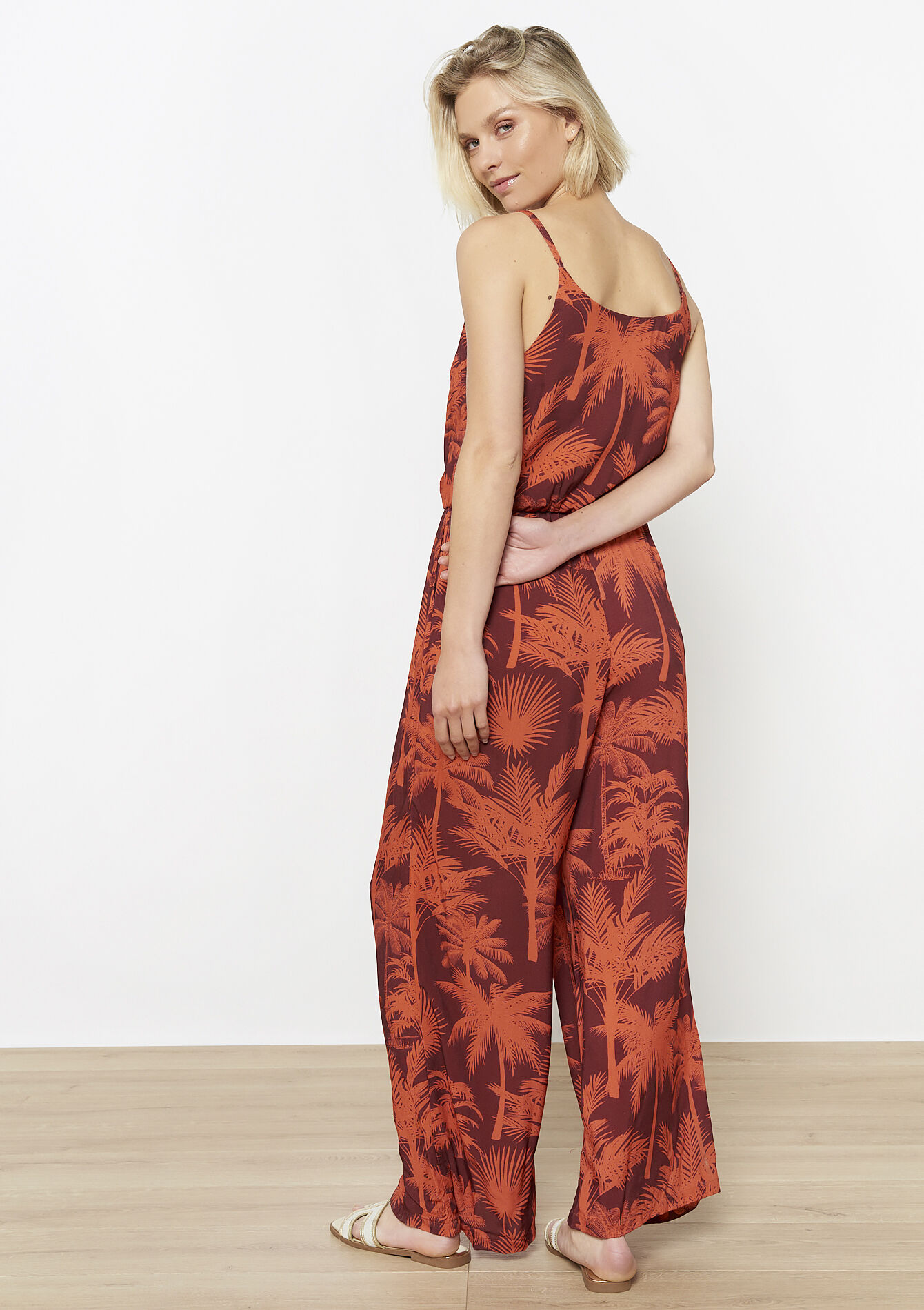 Combinaison fluide, Combinaison fluide - BRIQUE ORANGE - 06004622_1272