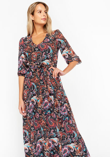 Maxi-jurk met paisleyprint - MULTICO - 08601821_1000
