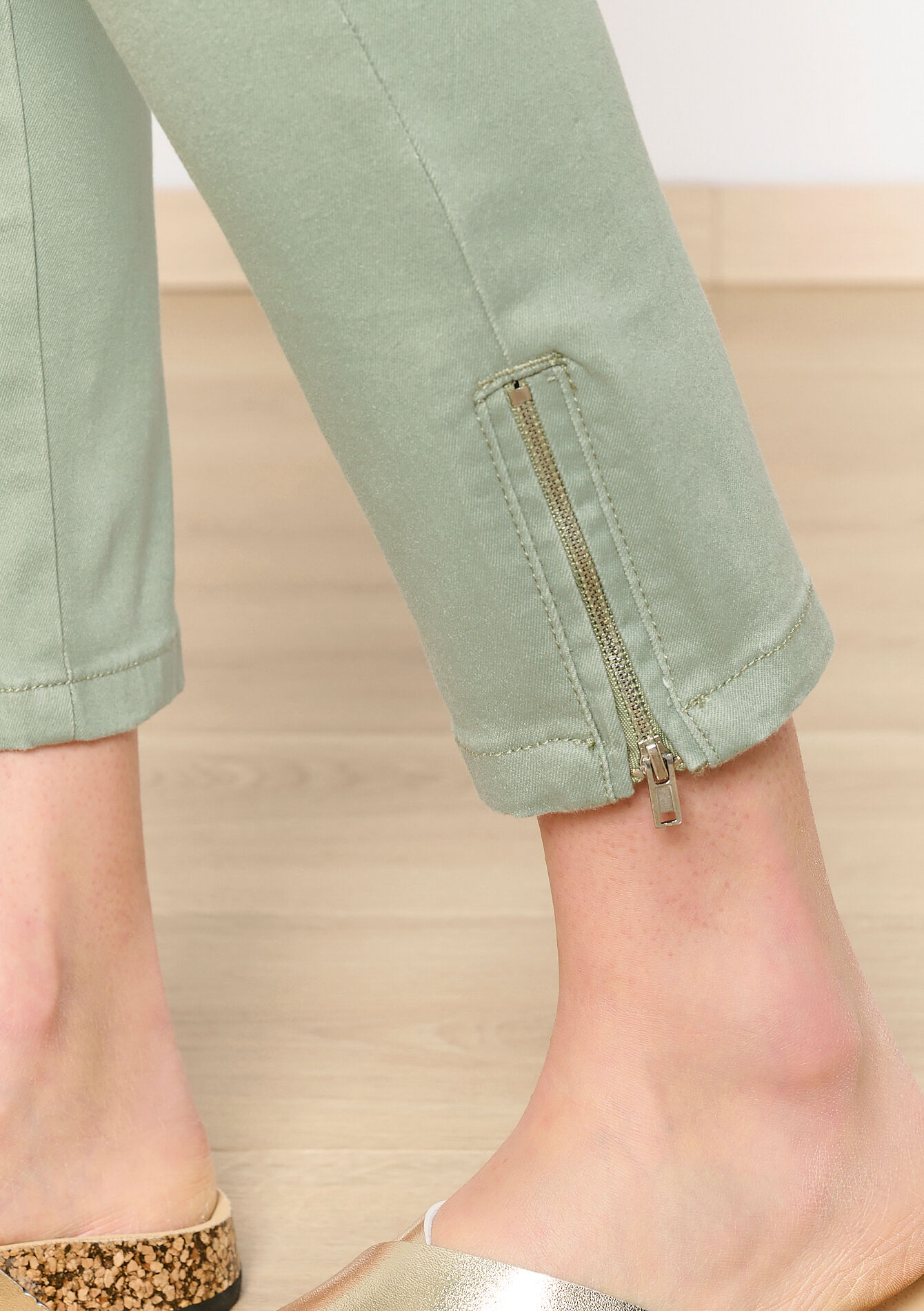 Slimfit broek, Slimfit broek - KHAKI FADED - 06004457_4326