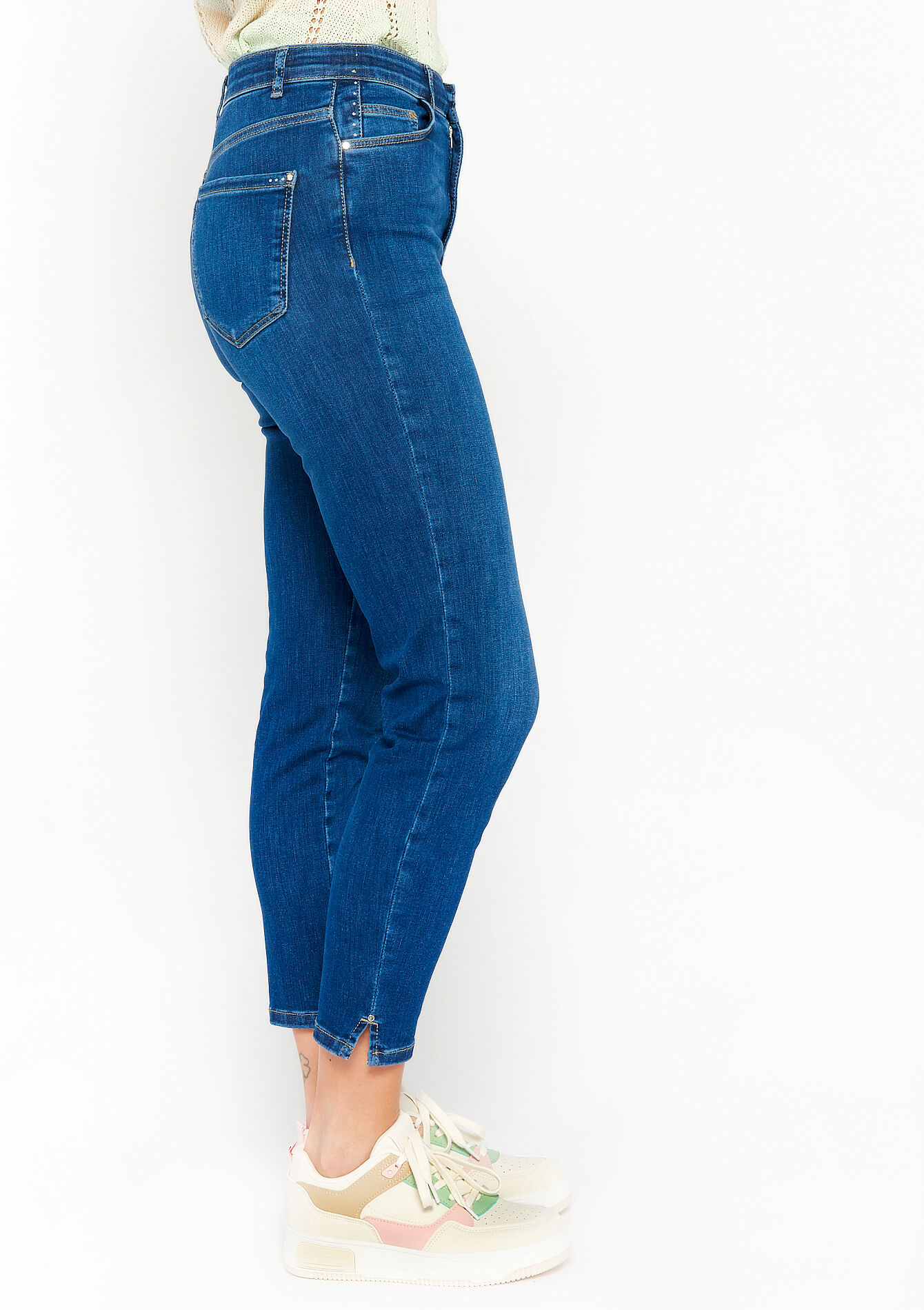 Jean slim multitaille - DARK BLUE - 22000435_0501