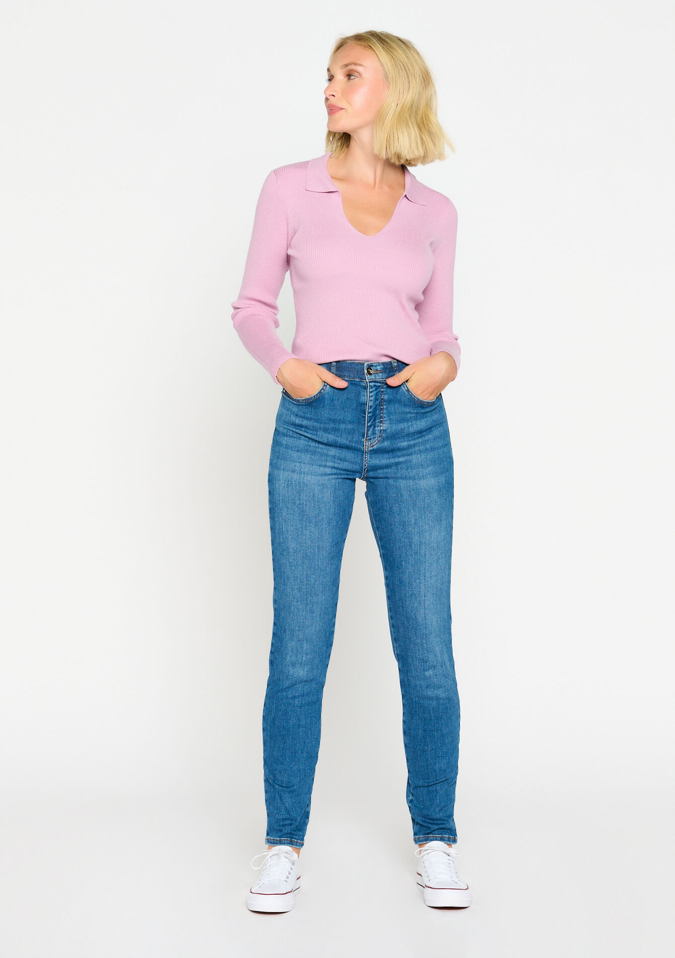 Multiple size slim jeans, Multiple size slim jeans - MEDIUM BLUE - 22000393_0500