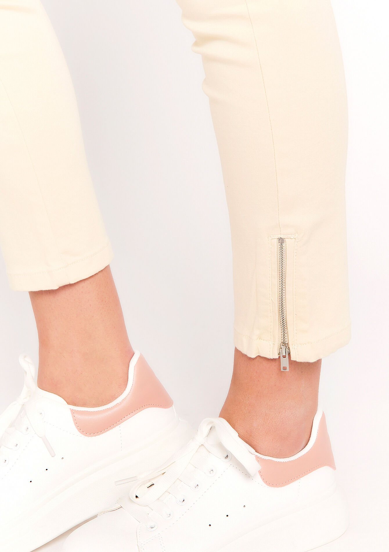 Slim fit broek, Slim fit broek - LIGHT BEIGE - 06004299_13