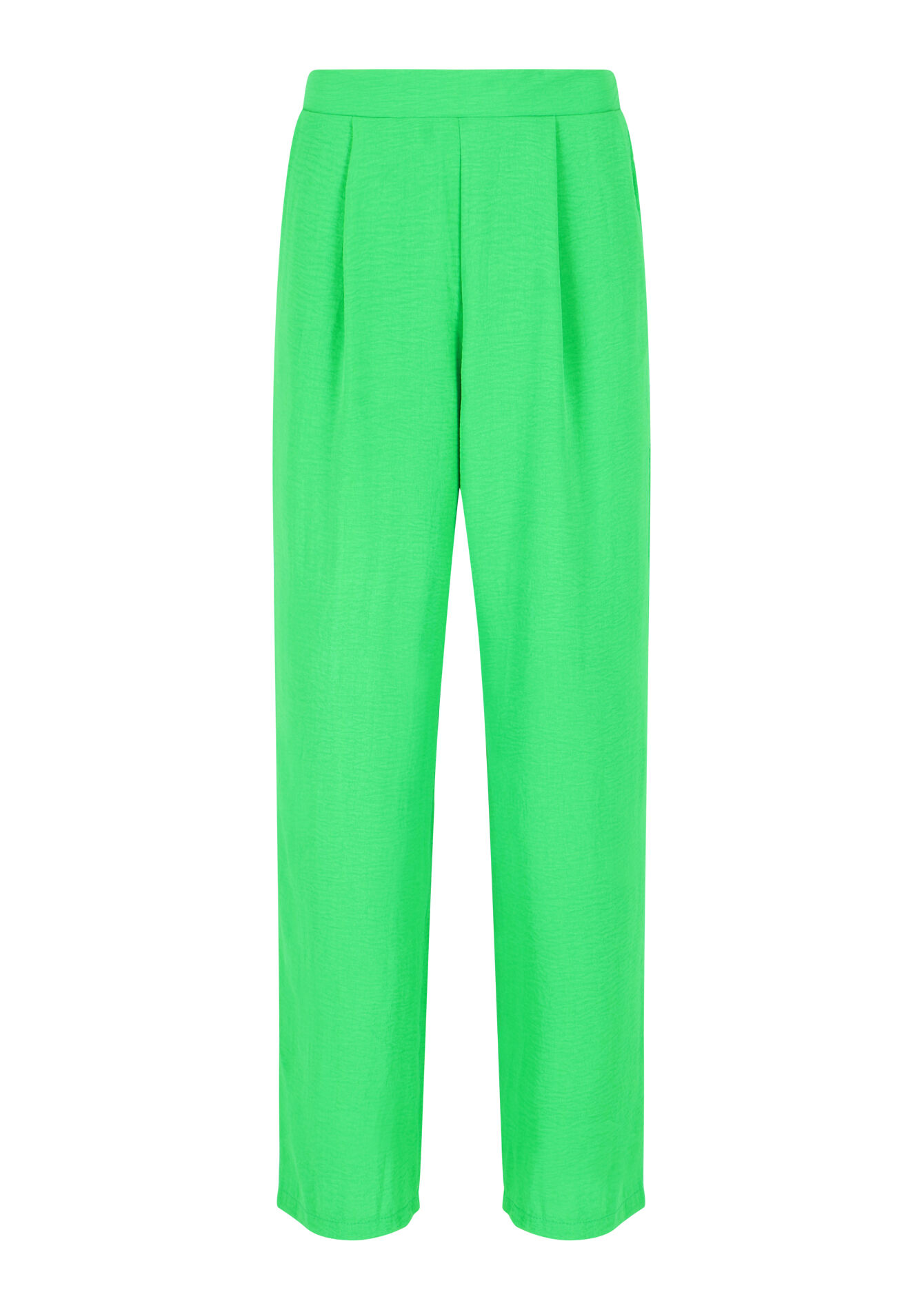 Broek met wijde pijpen, Broek met wijde pijpen - APPLE GREEN - 06600732_4614